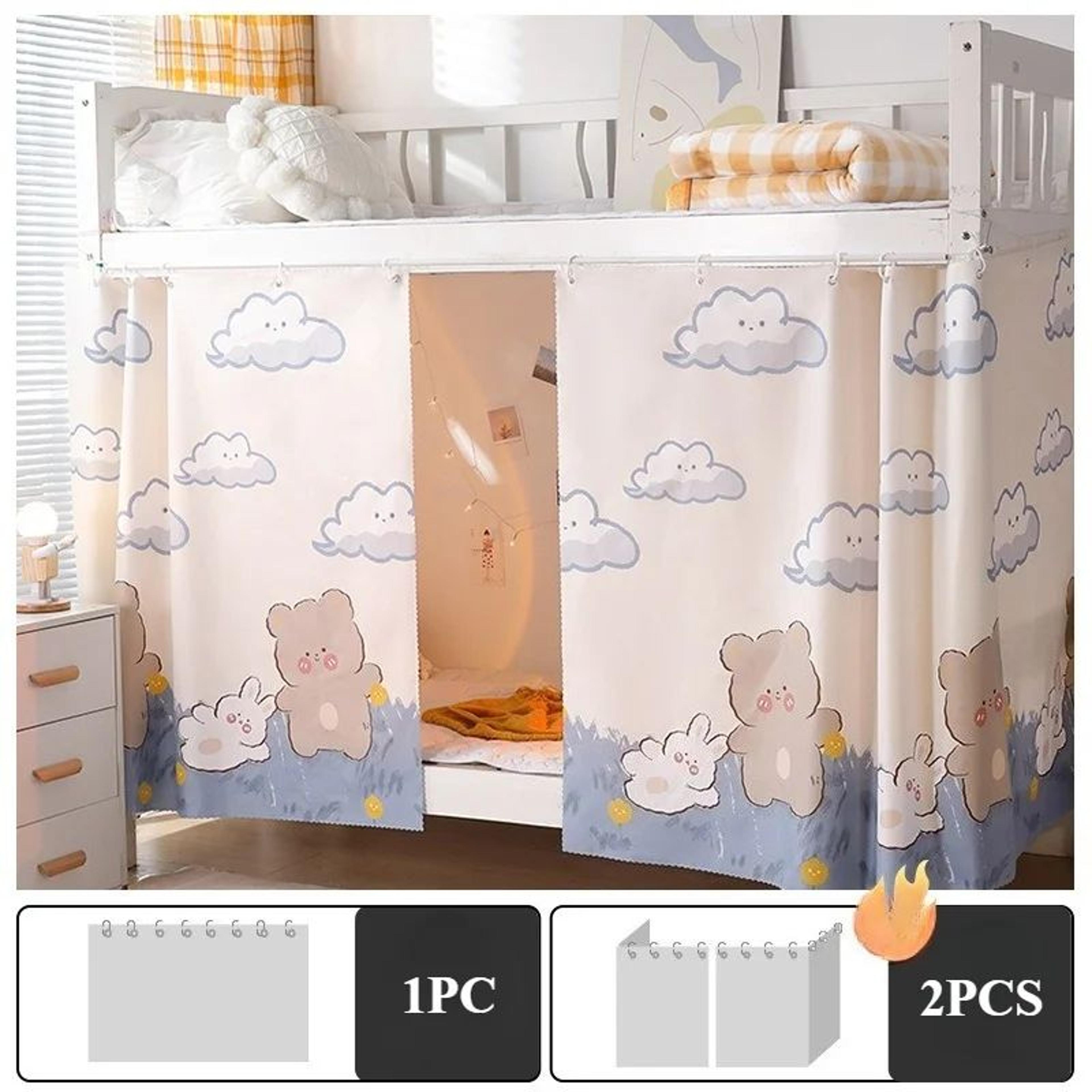 Bunk Bed Privacy Curtain Breathable Mosquito Net 9