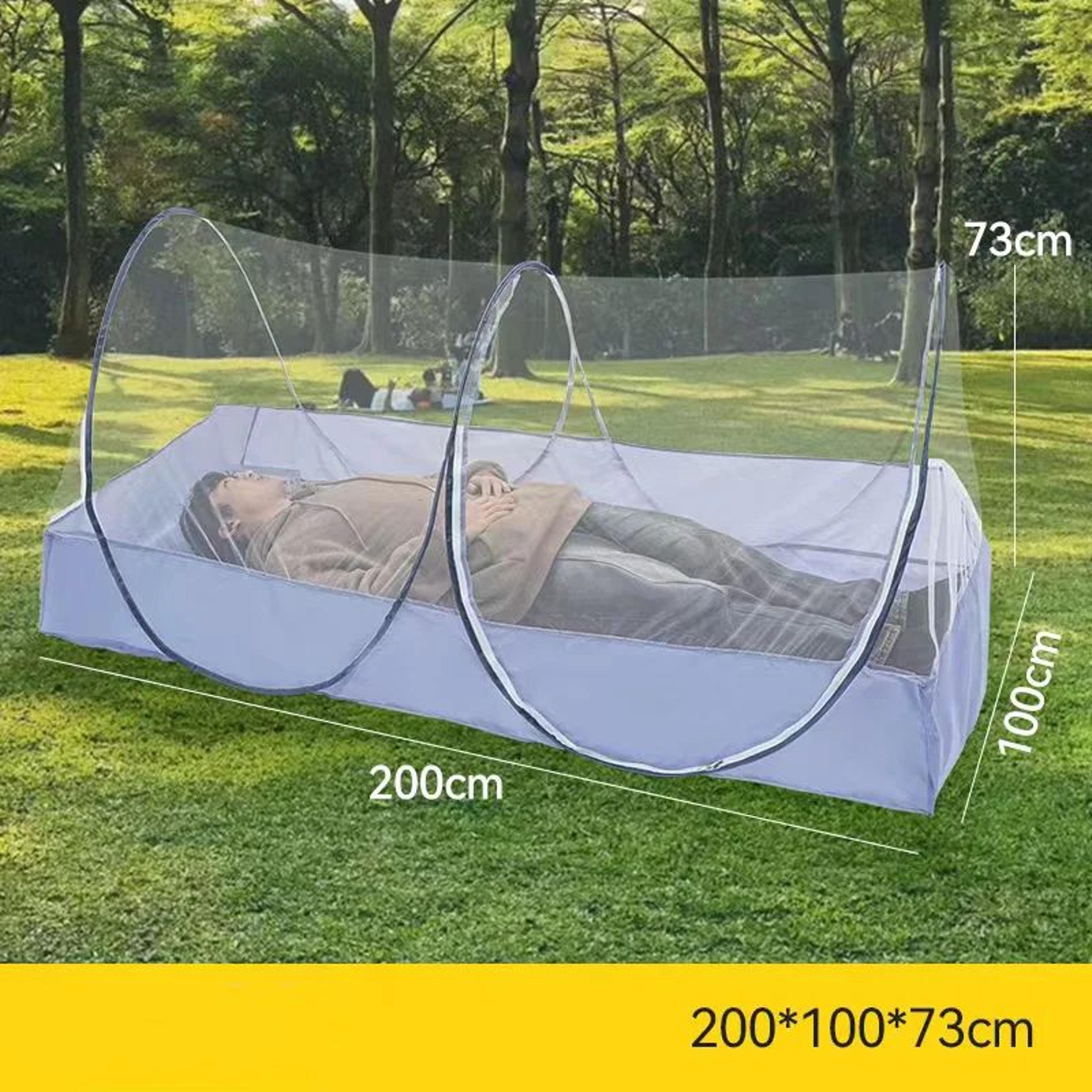 Foldable Portable Mosquito Net Tent With Bottom Zipper 4