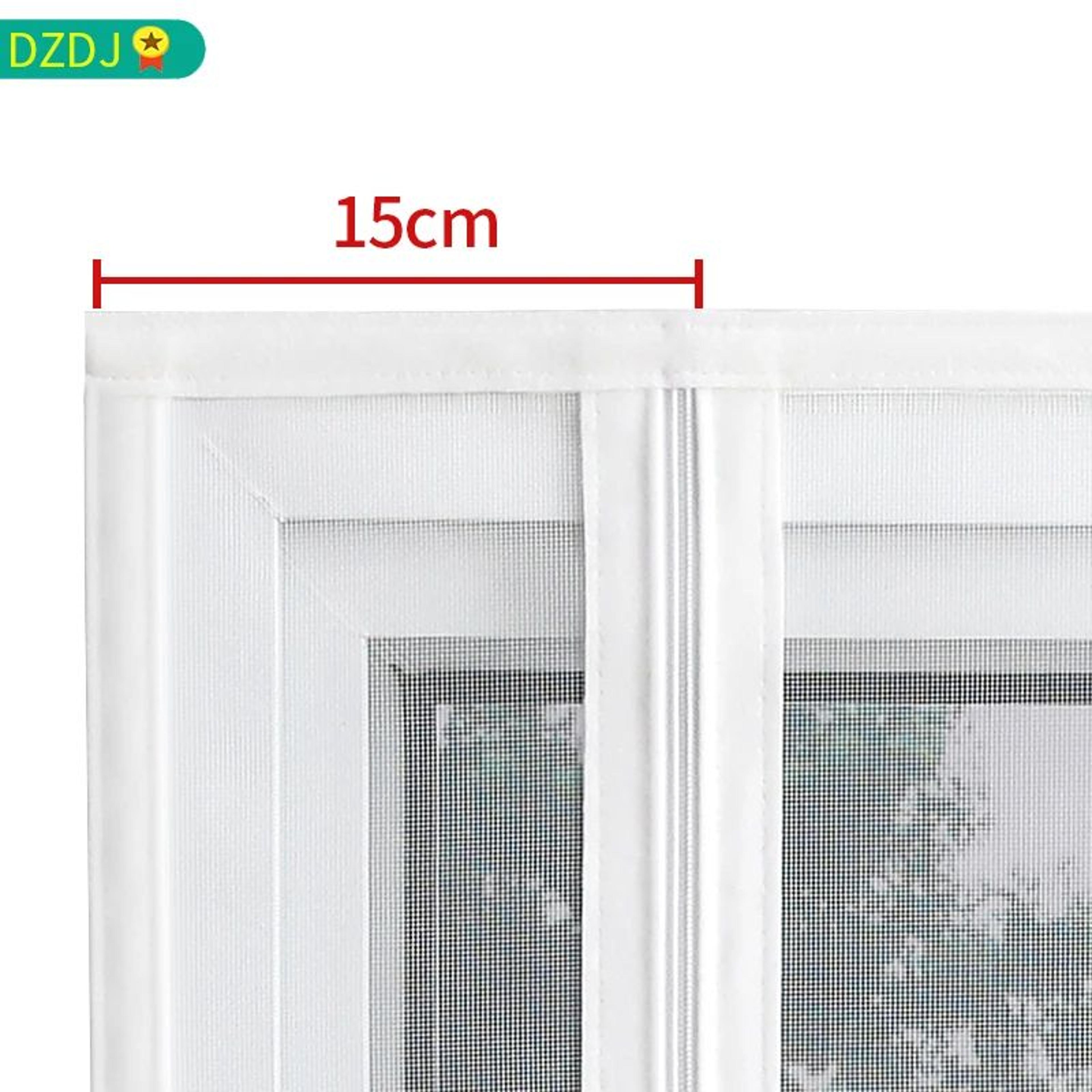 White Self Adhesive Zipper Insect Window Mesh 2