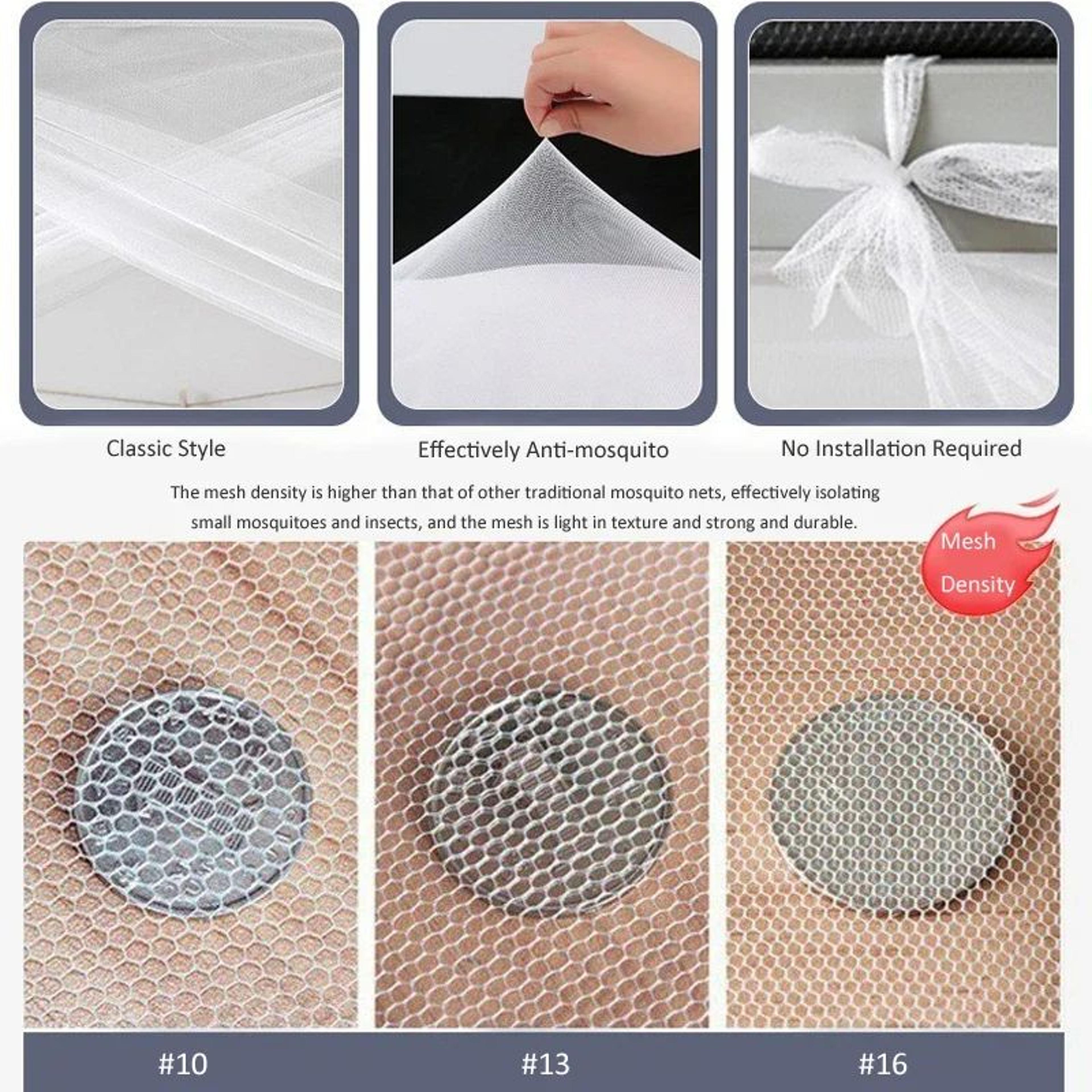 White Dormitory Bunk Bed Mosquito Net Curtain 5