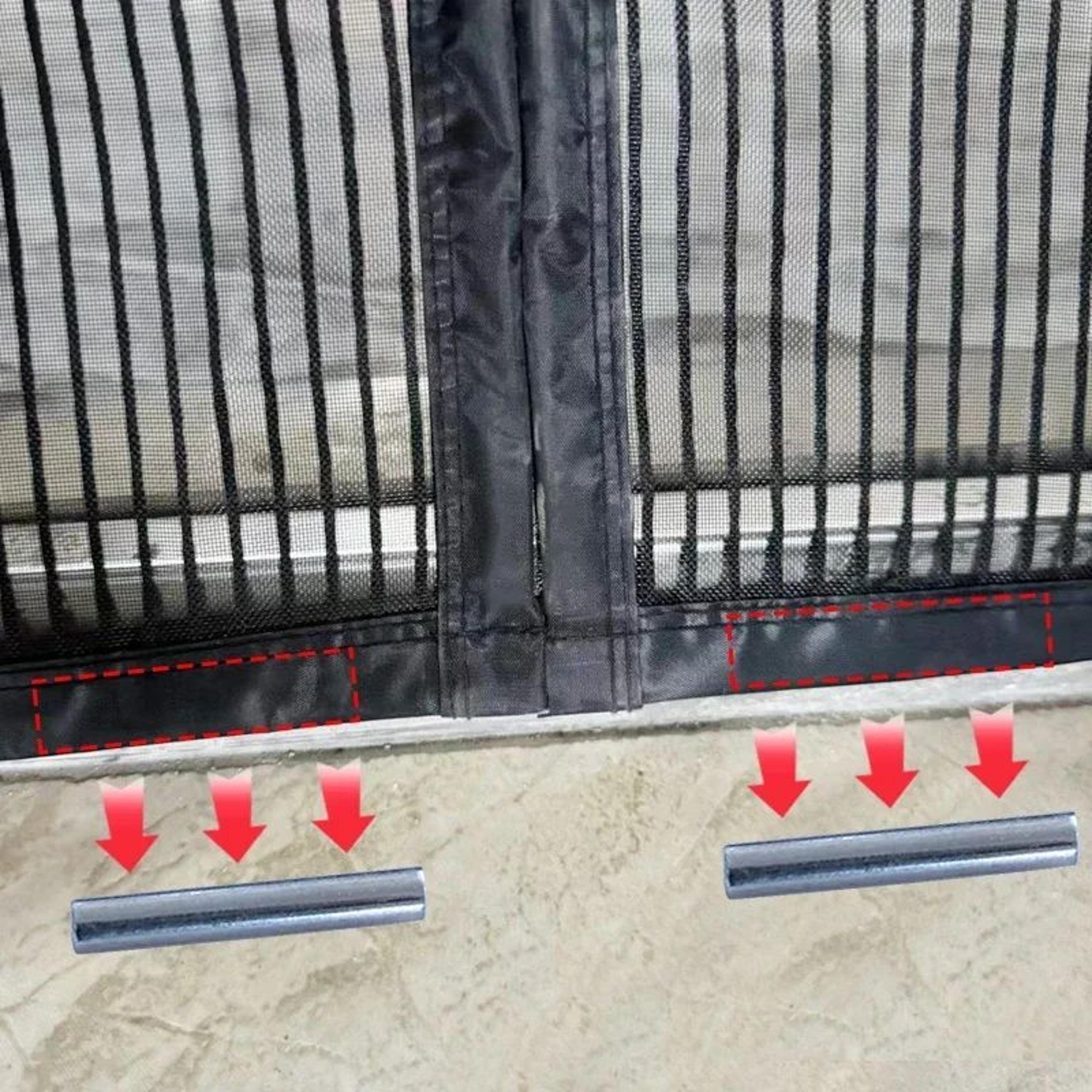 Automatic Closing Magnetic Mosquito Door Screen 5