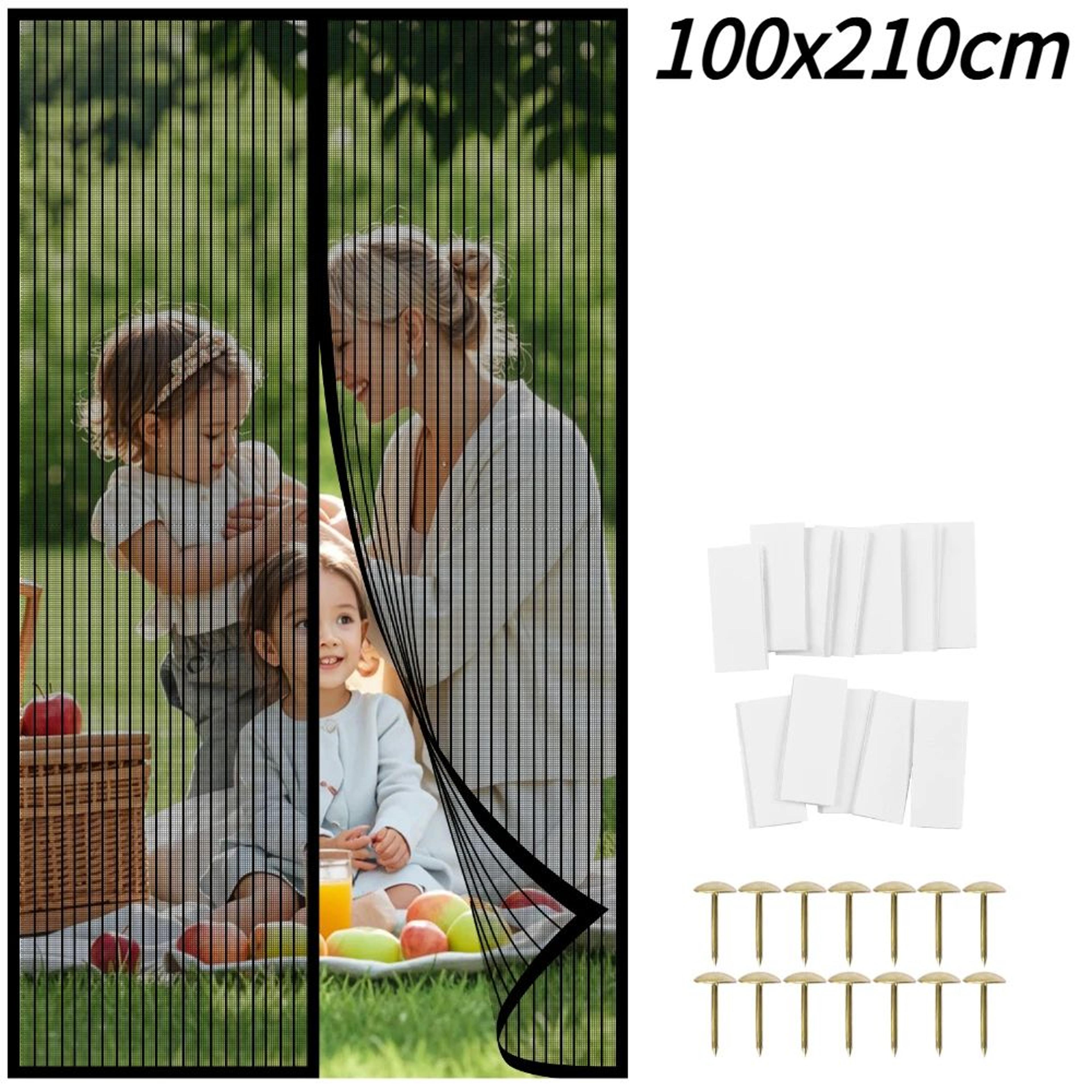 Magnetic Screen Door Self Closing Fiberglass Mesh 8