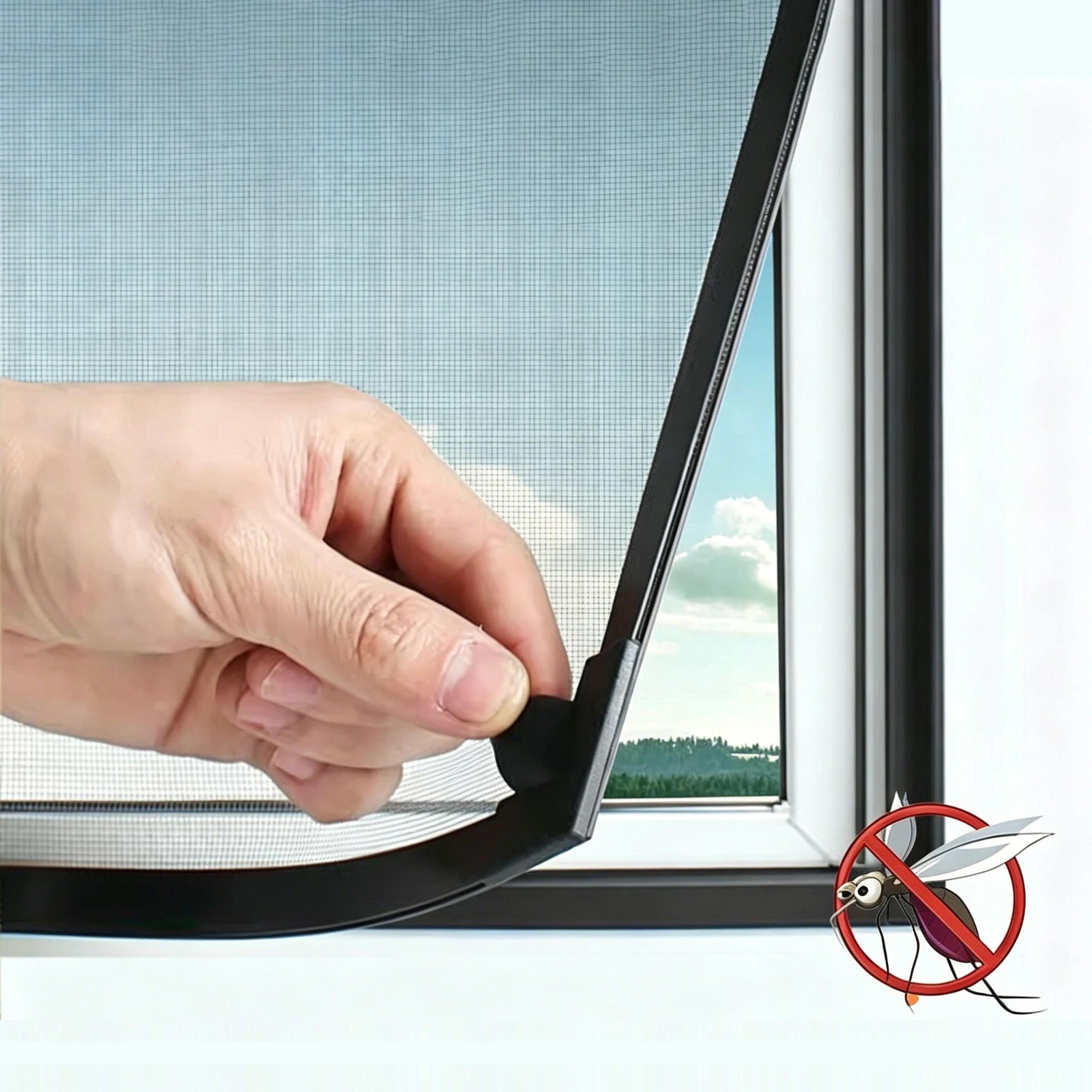 Magnetic Window Screen Self Adhesive Mosquito Net 1