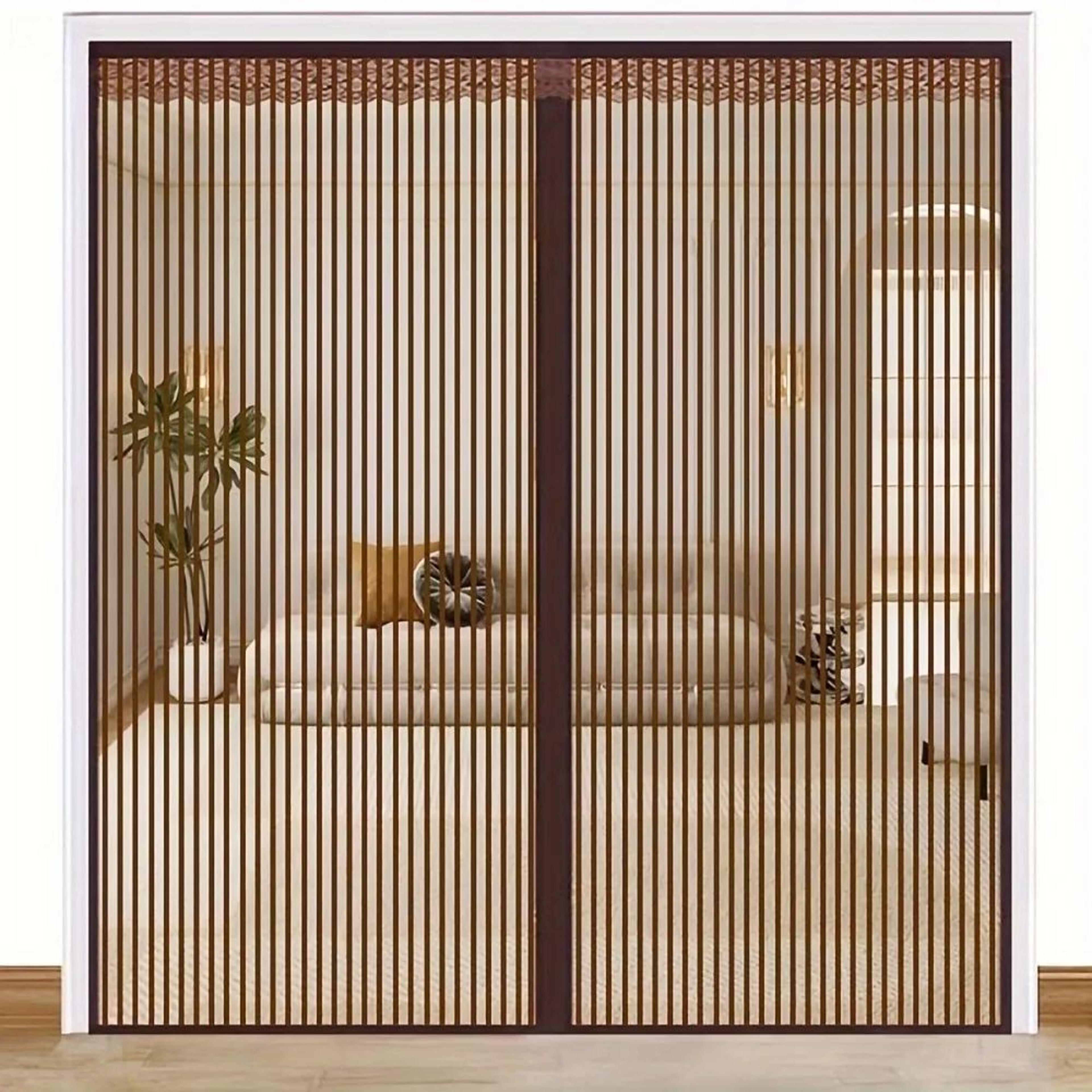 Diamond Mesh Magnetic Screen Door 1