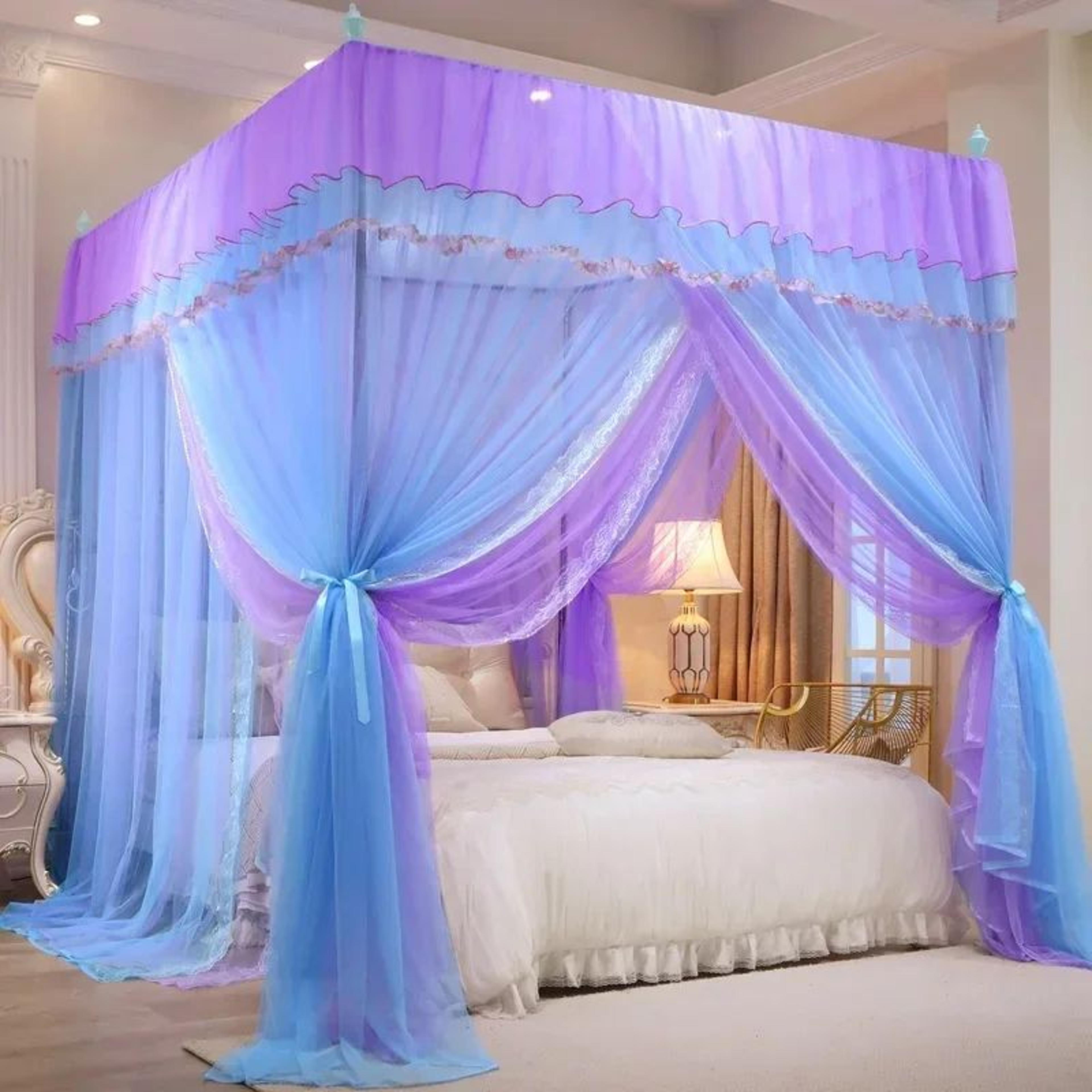 Palace Double Layer Bed Canopy Mosquito Net 7