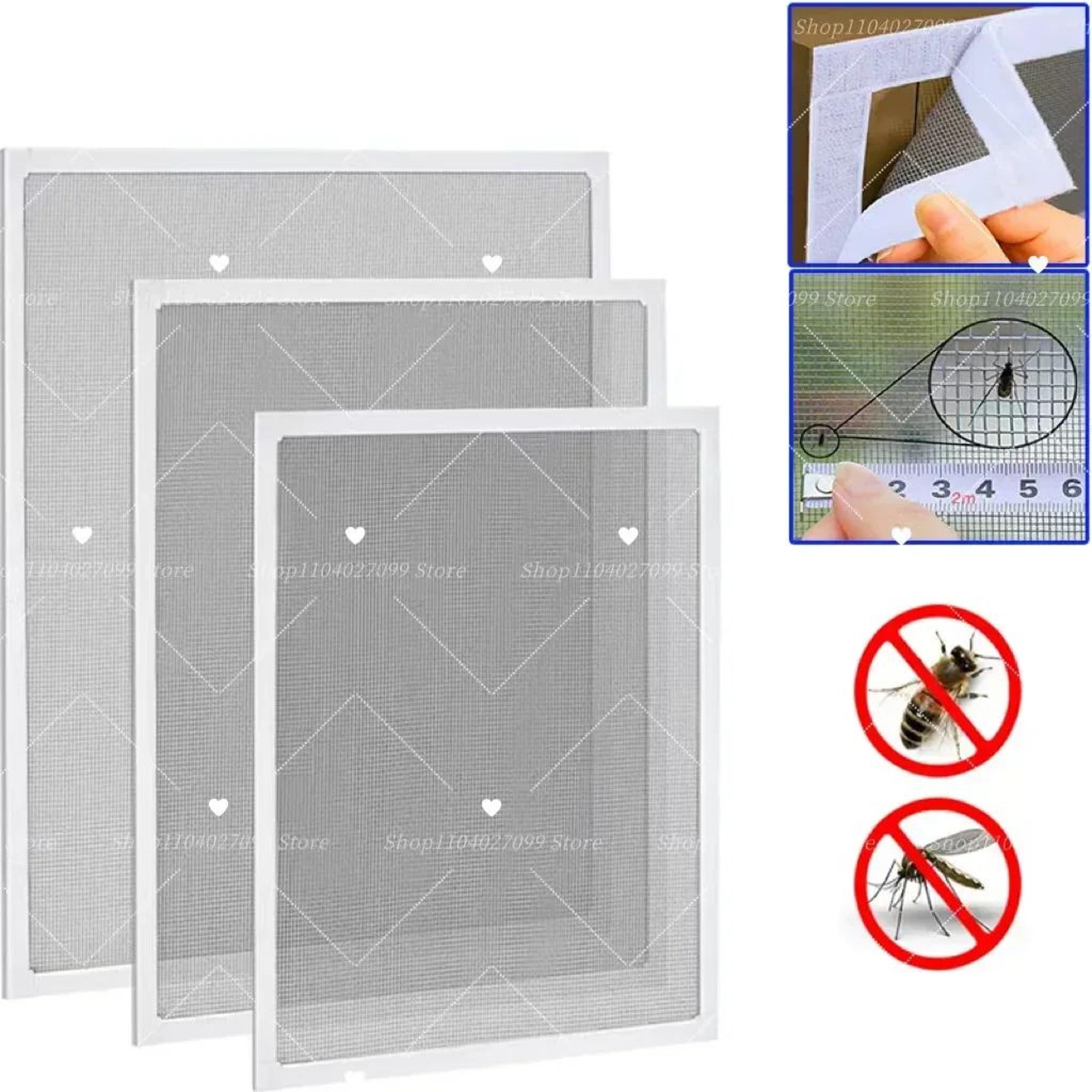 Reusable Self Adhesive Window Screen Mesh 0