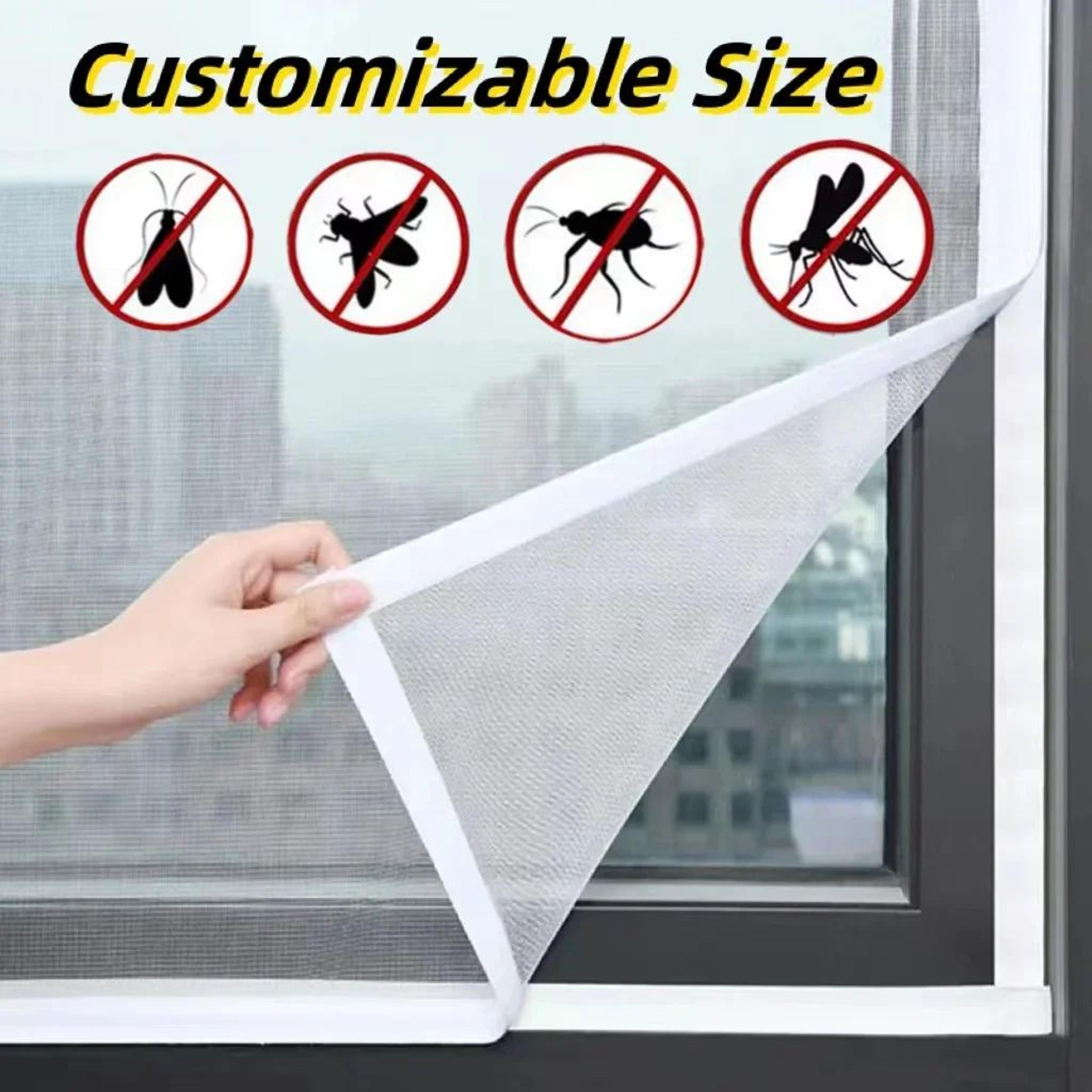 Custom Size Self Adhesive Window Screen Mosquito Mesh 0