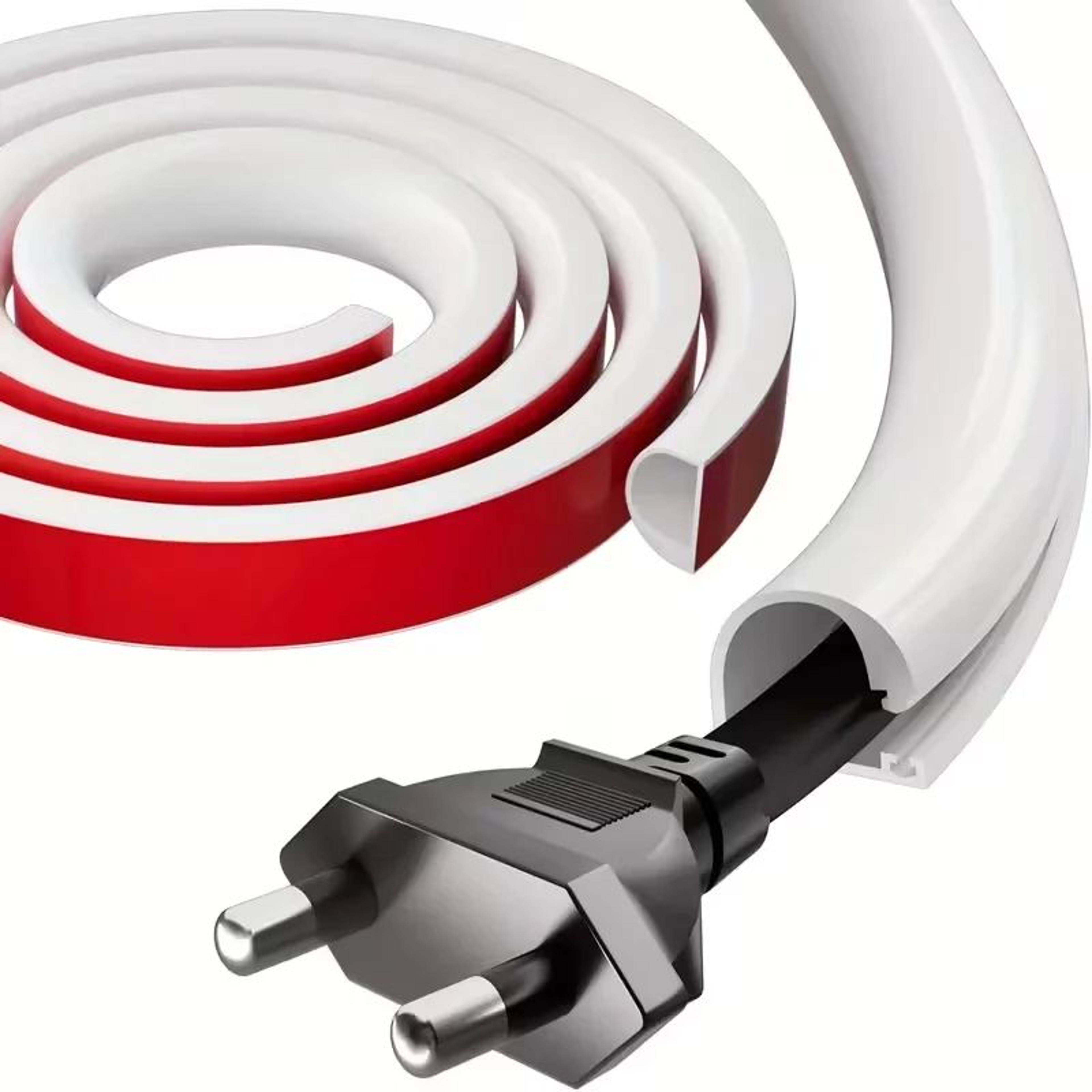 Cut To Fit Cable Concealer Wire Cover 8
