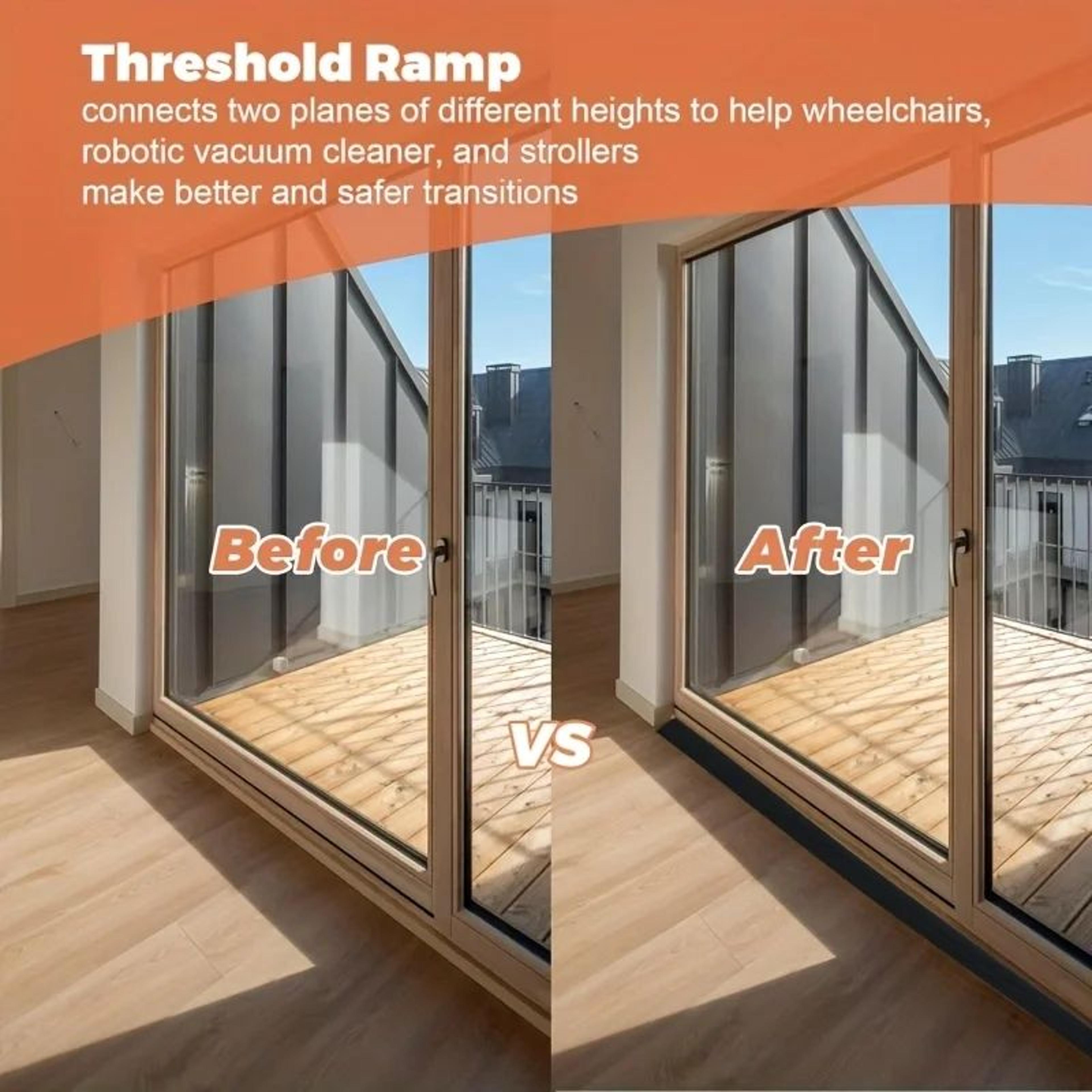 Self Adhesive Rubber Door Threshold Ramp 2