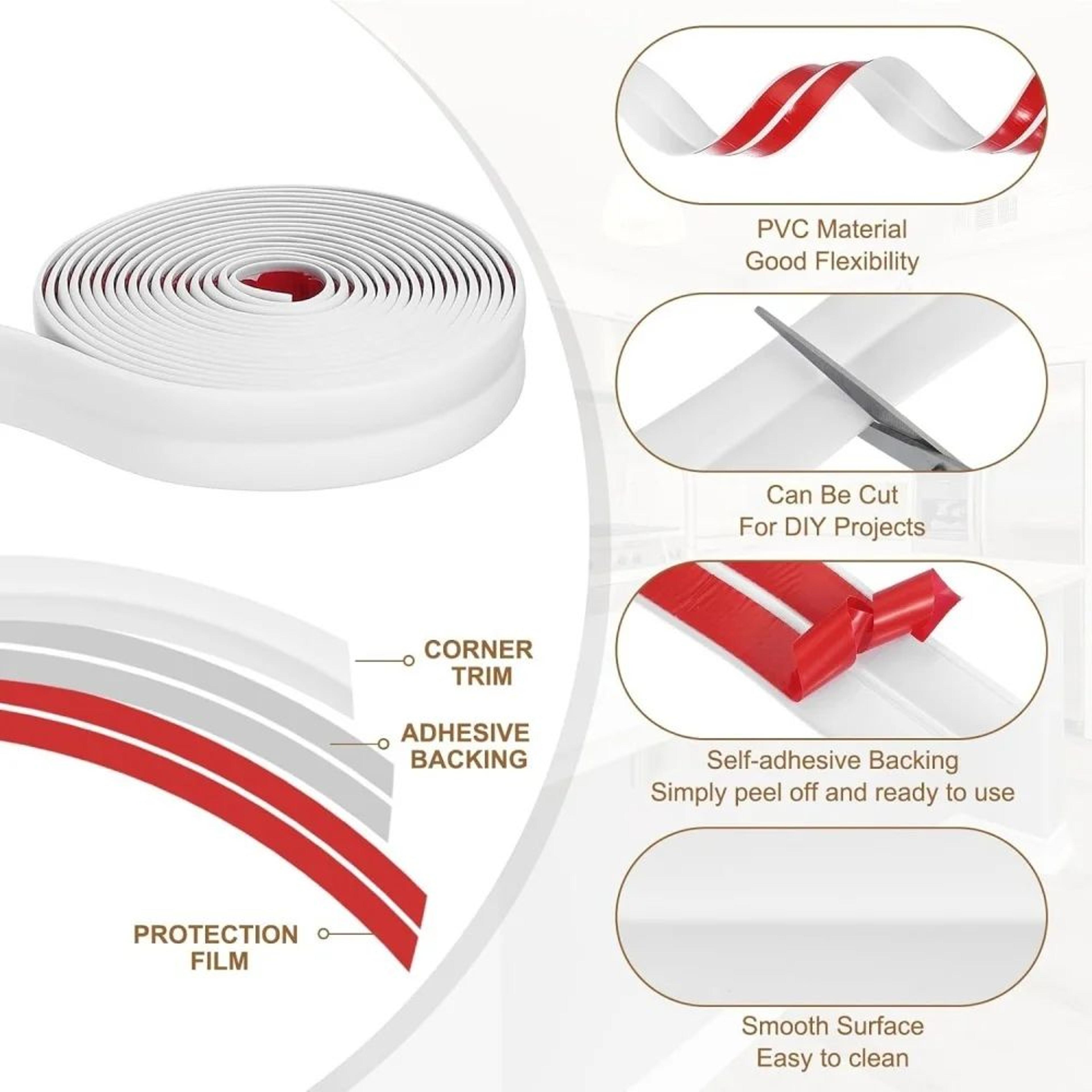 Flexible Self Adhesive Wall Corner Trim 3