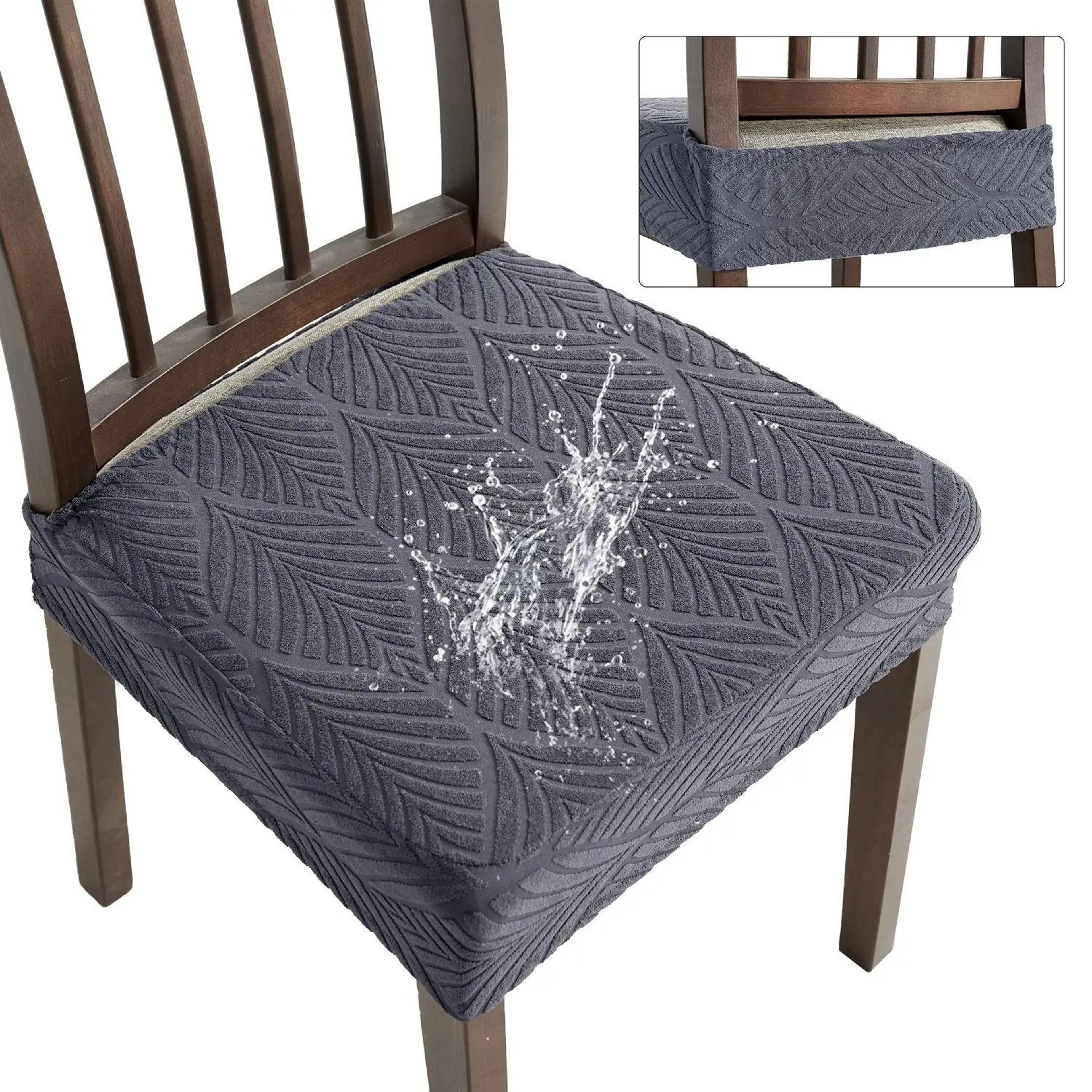 Jacquard Stretch Dining Chair Cover 8