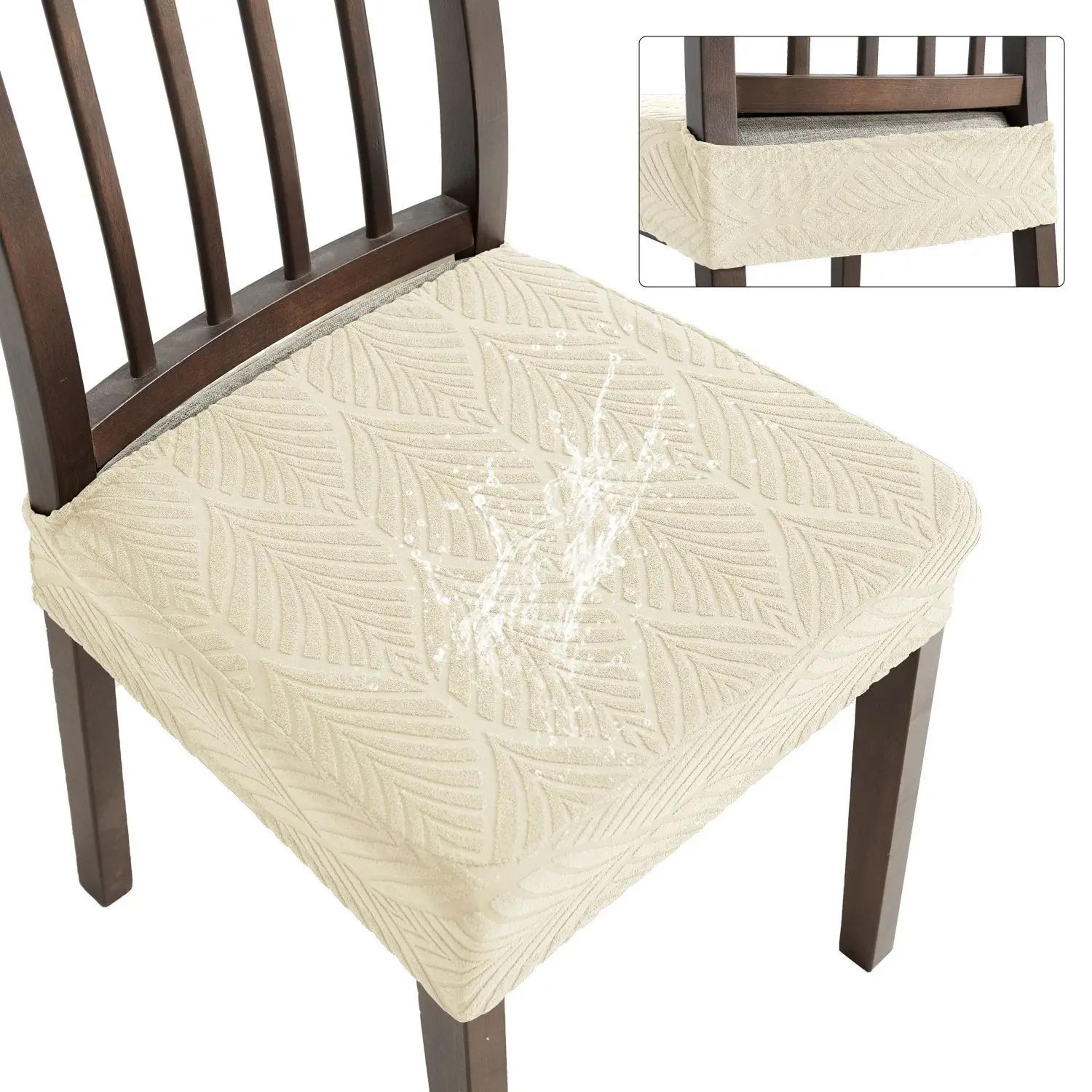 Jacquard Stretch Dining Chair Cover 6
