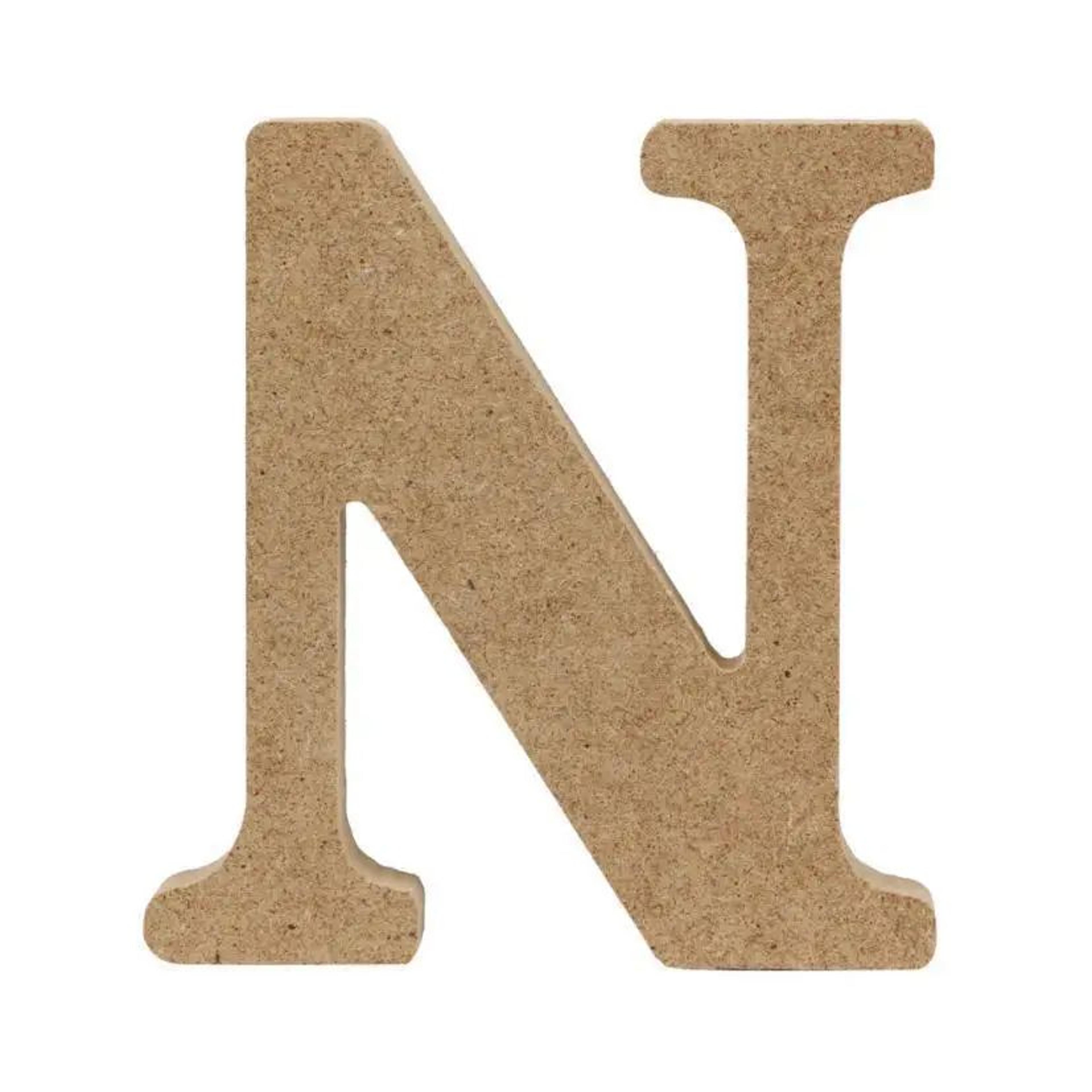 Freestanding Wooden Alphabet Letter Decor 13