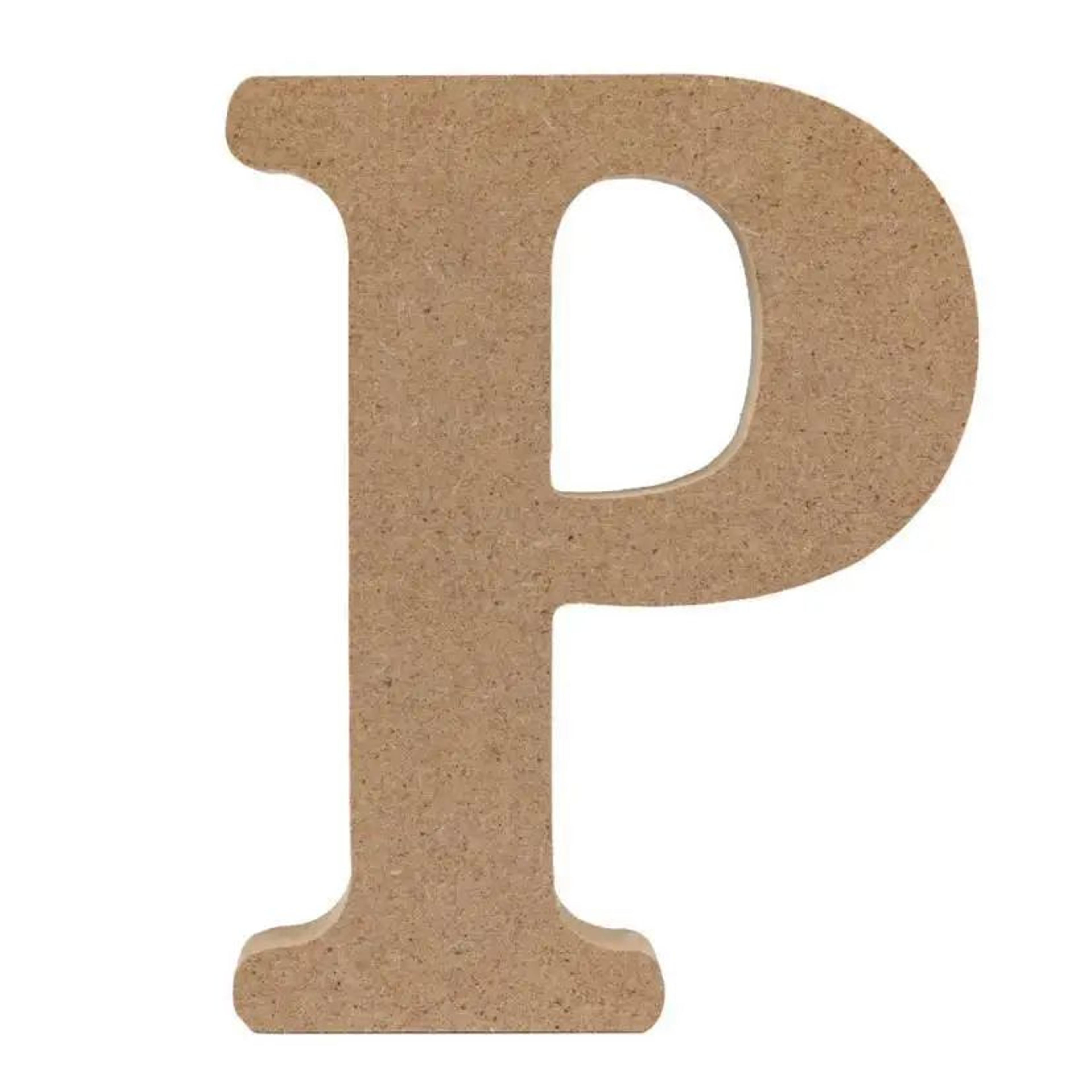 Freestanding Wooden Alphabet Letter Decor 15