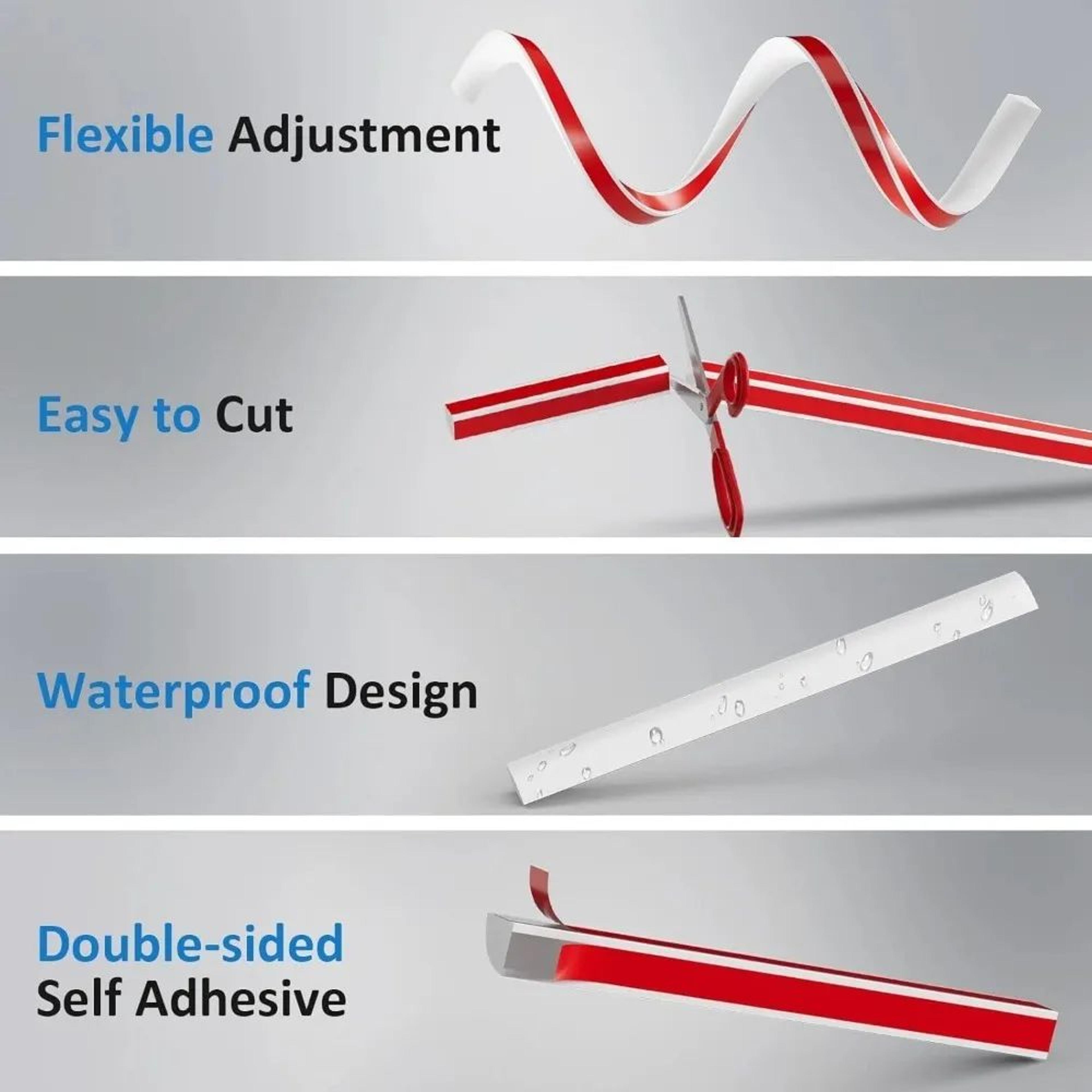 Waterproof Self Adhesive Decorative Molding Trim 5