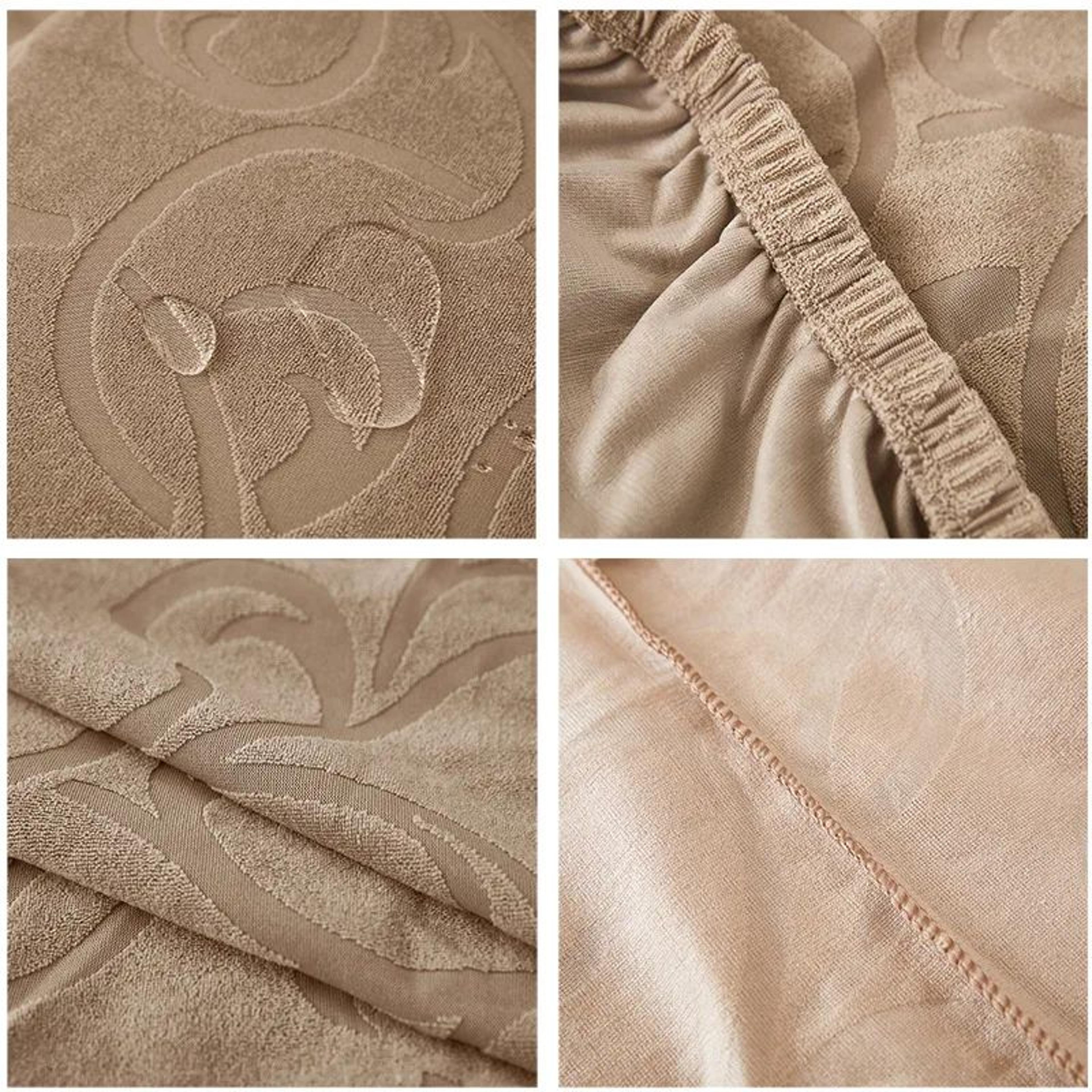Thick Jacquard Stretch Dining Chair Cover 4