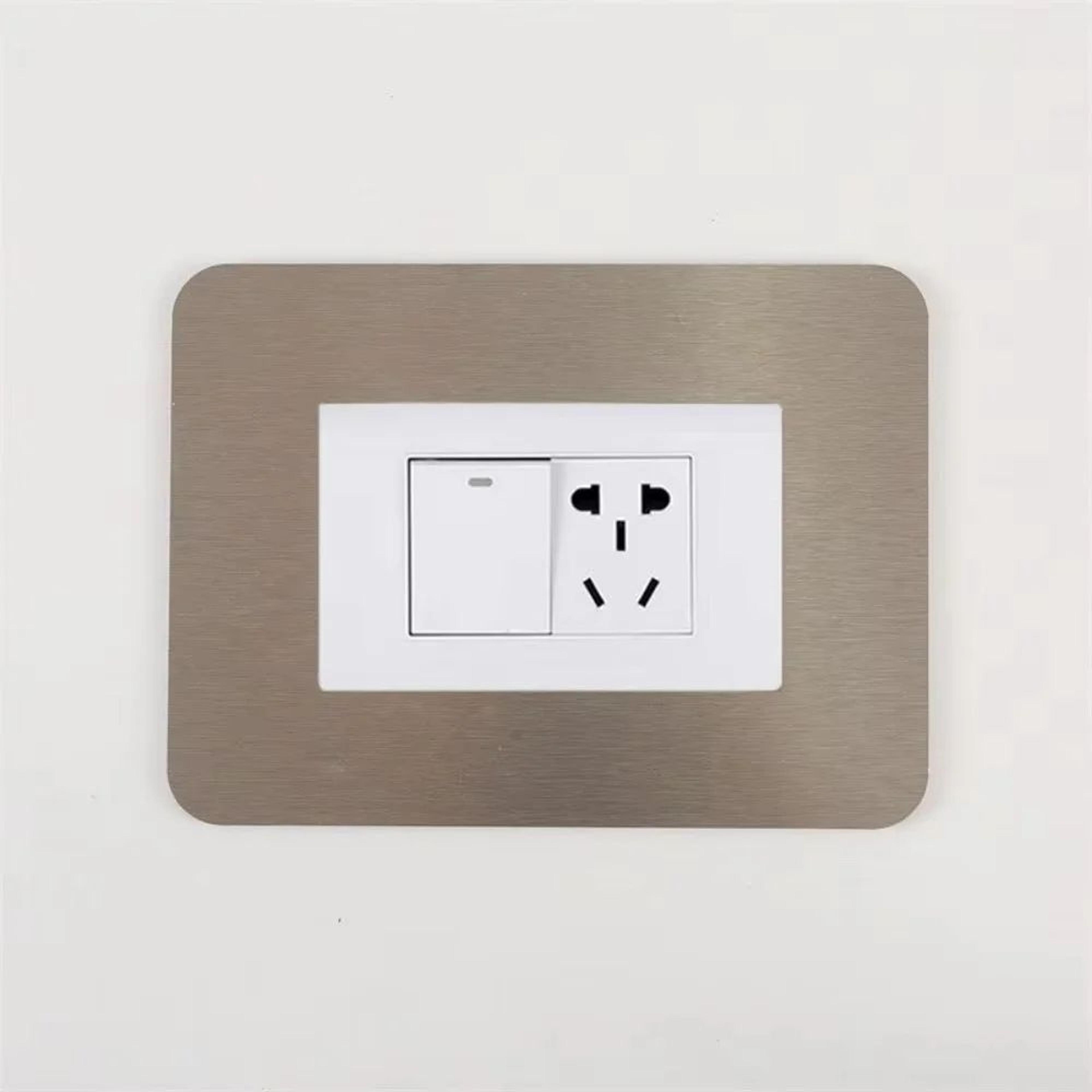 Aluminum Light Switch Wall Protector 8