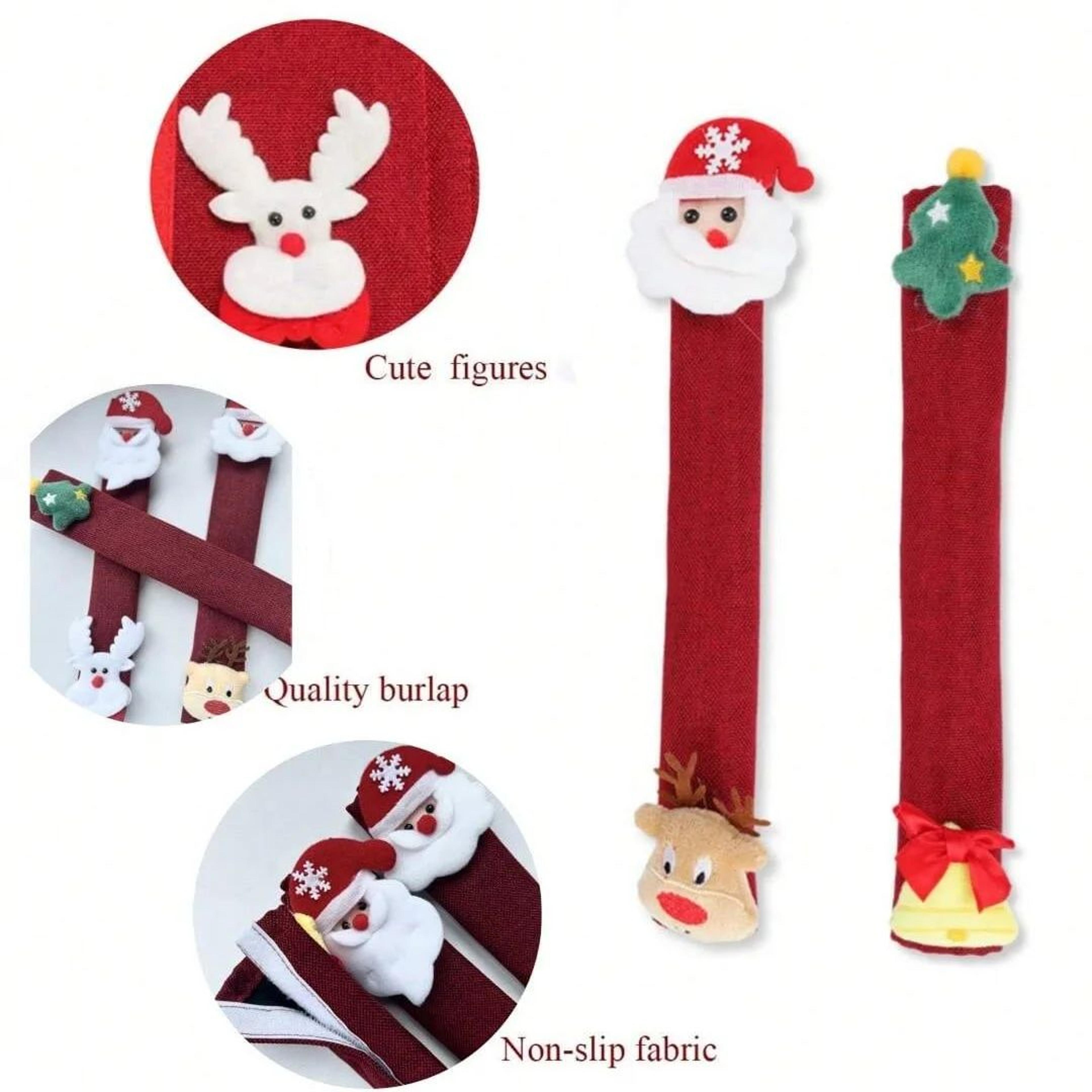 Christmas Refrigerator Handle Cover 5