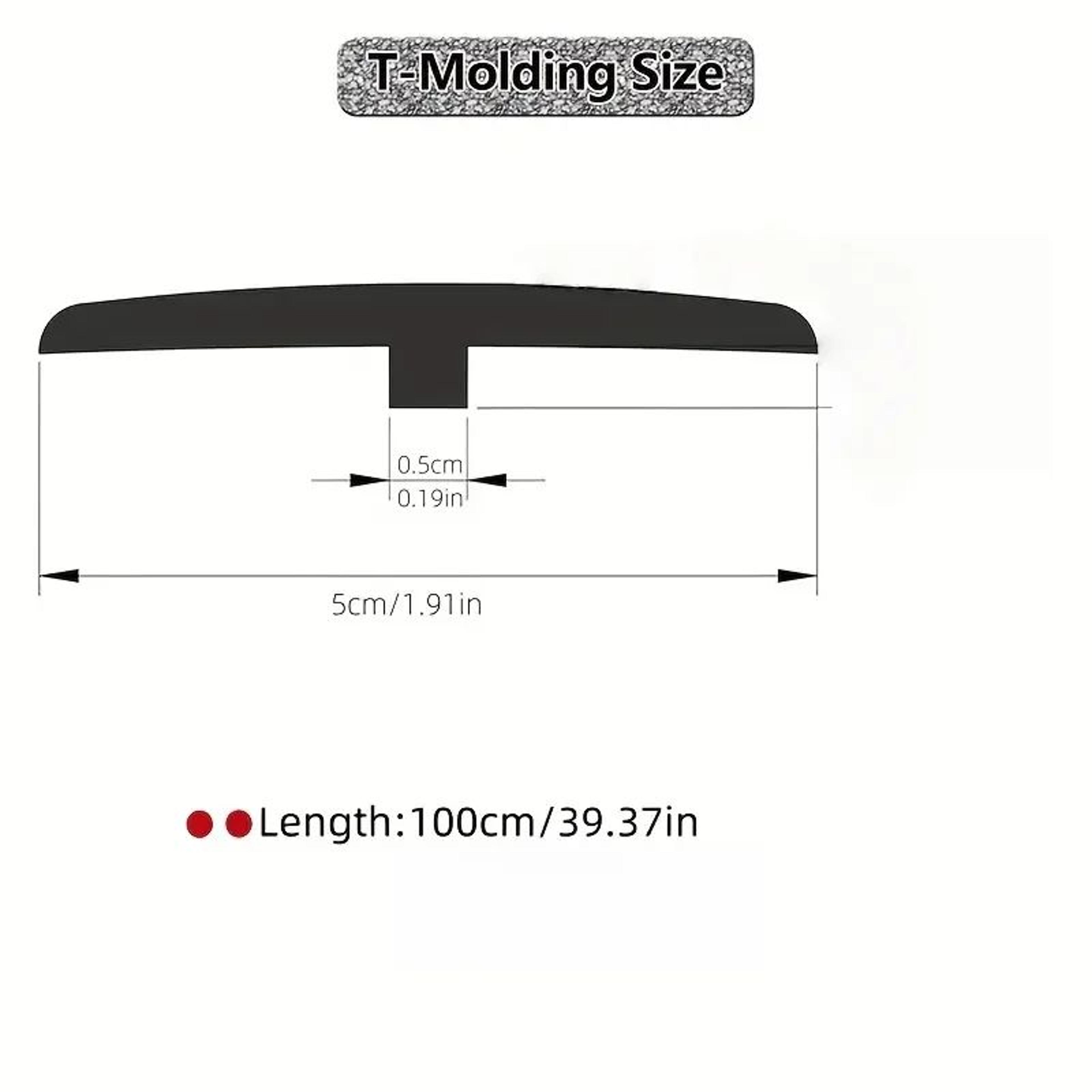 Wood Grain T Molding Floor Transition Strip 1