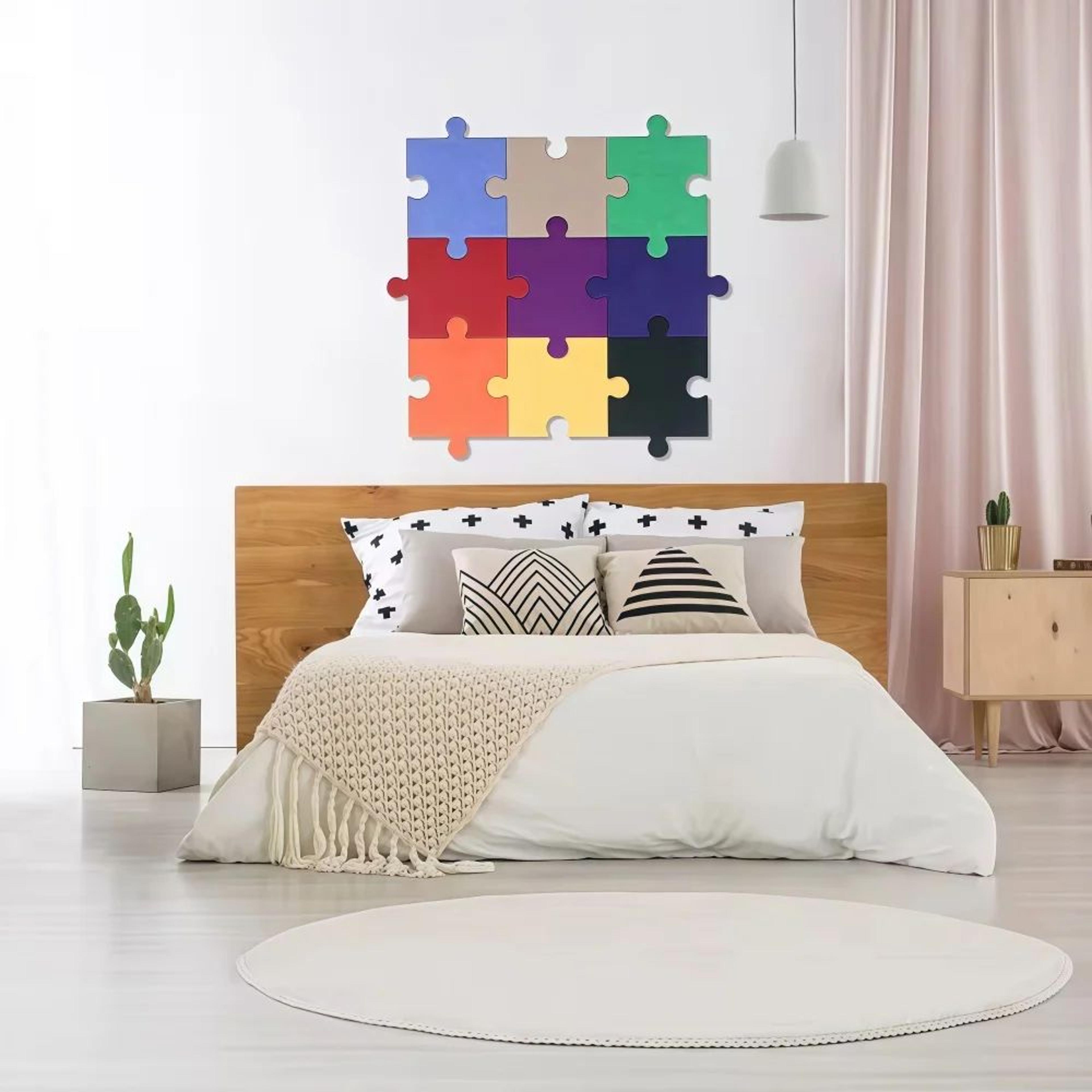Cartoon Puzzle Wall Sticker Home Decor 3