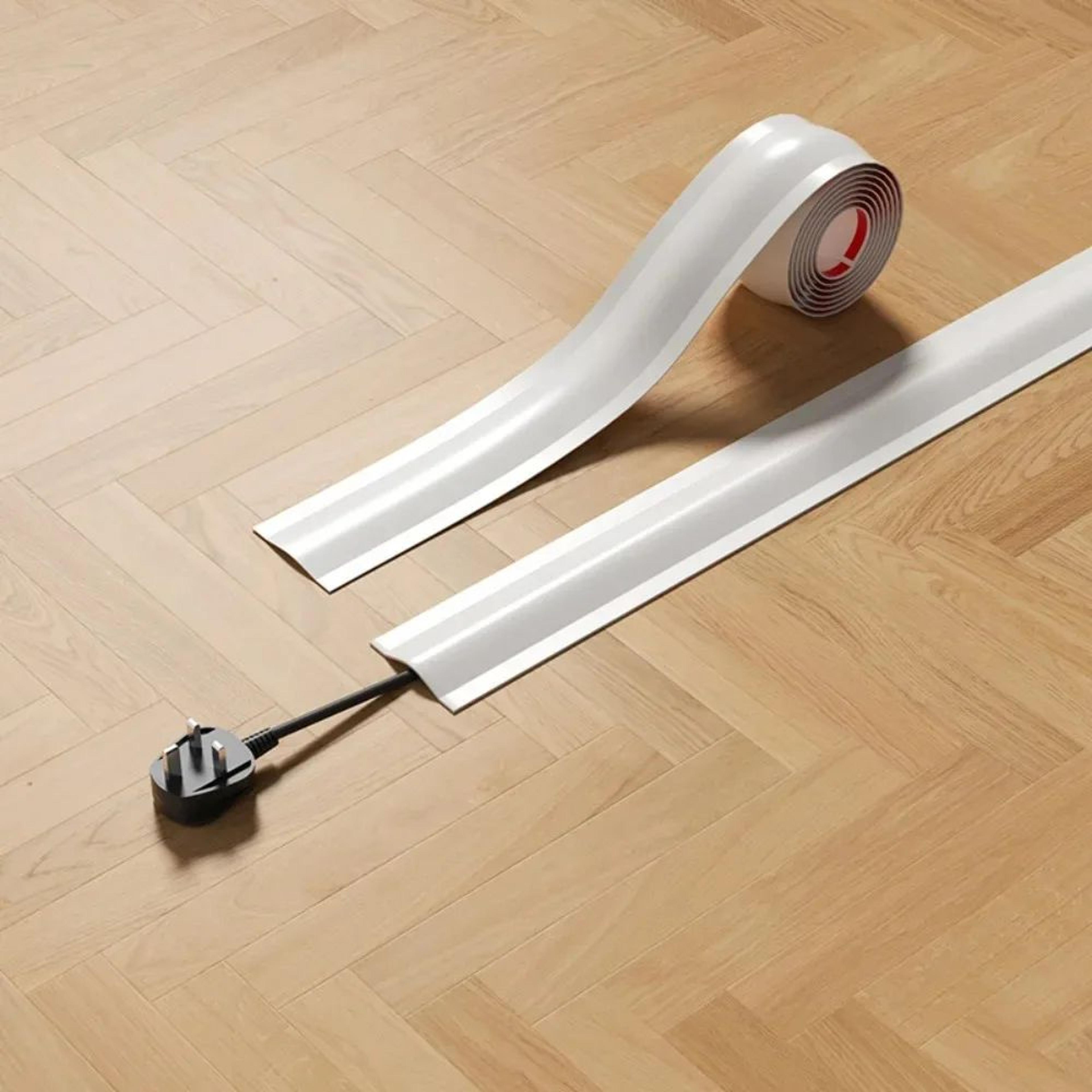 Flexible PVC Floor Cable Protector Cord Hider 10