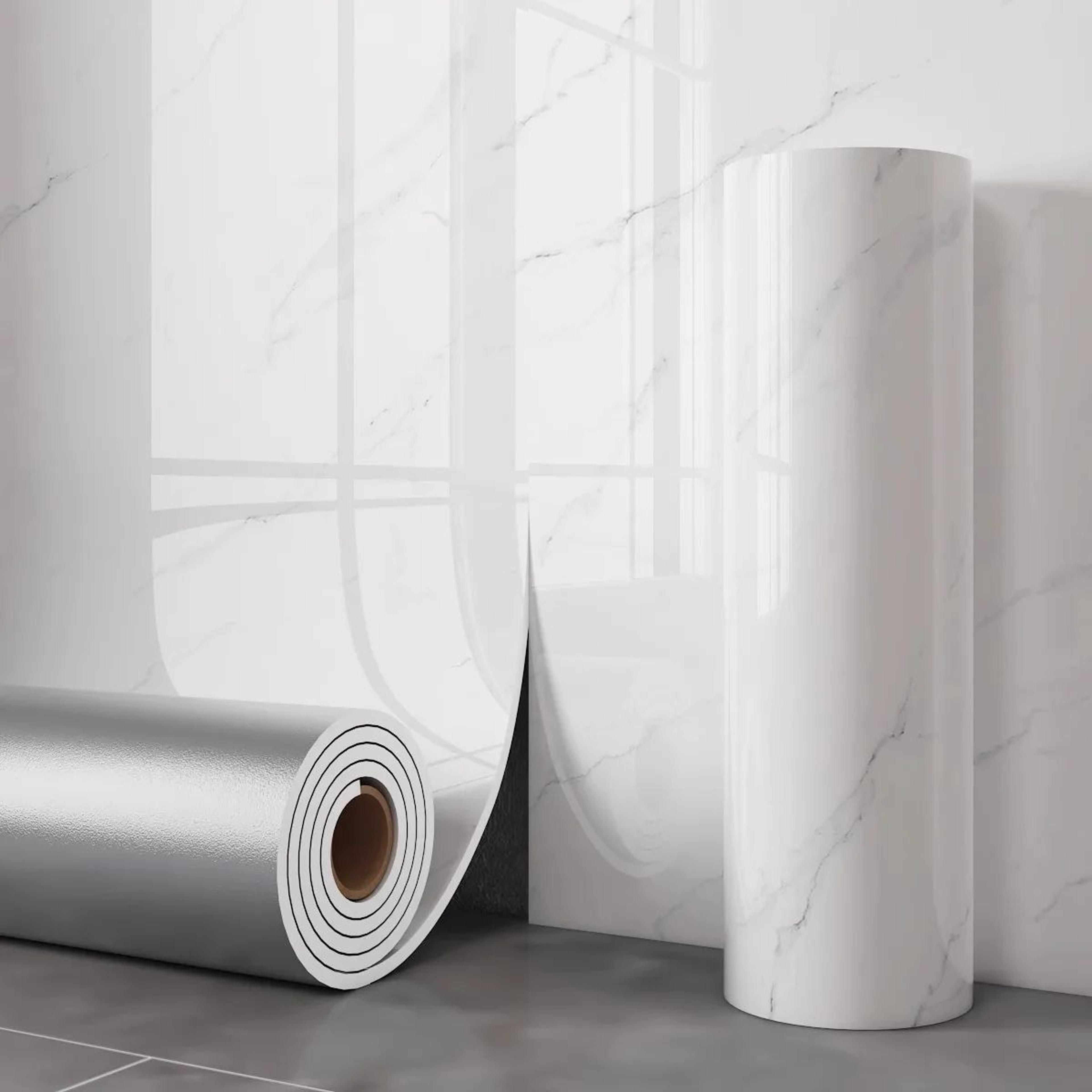 Marble Peel And Stick Foam Tile Wallpaper 7