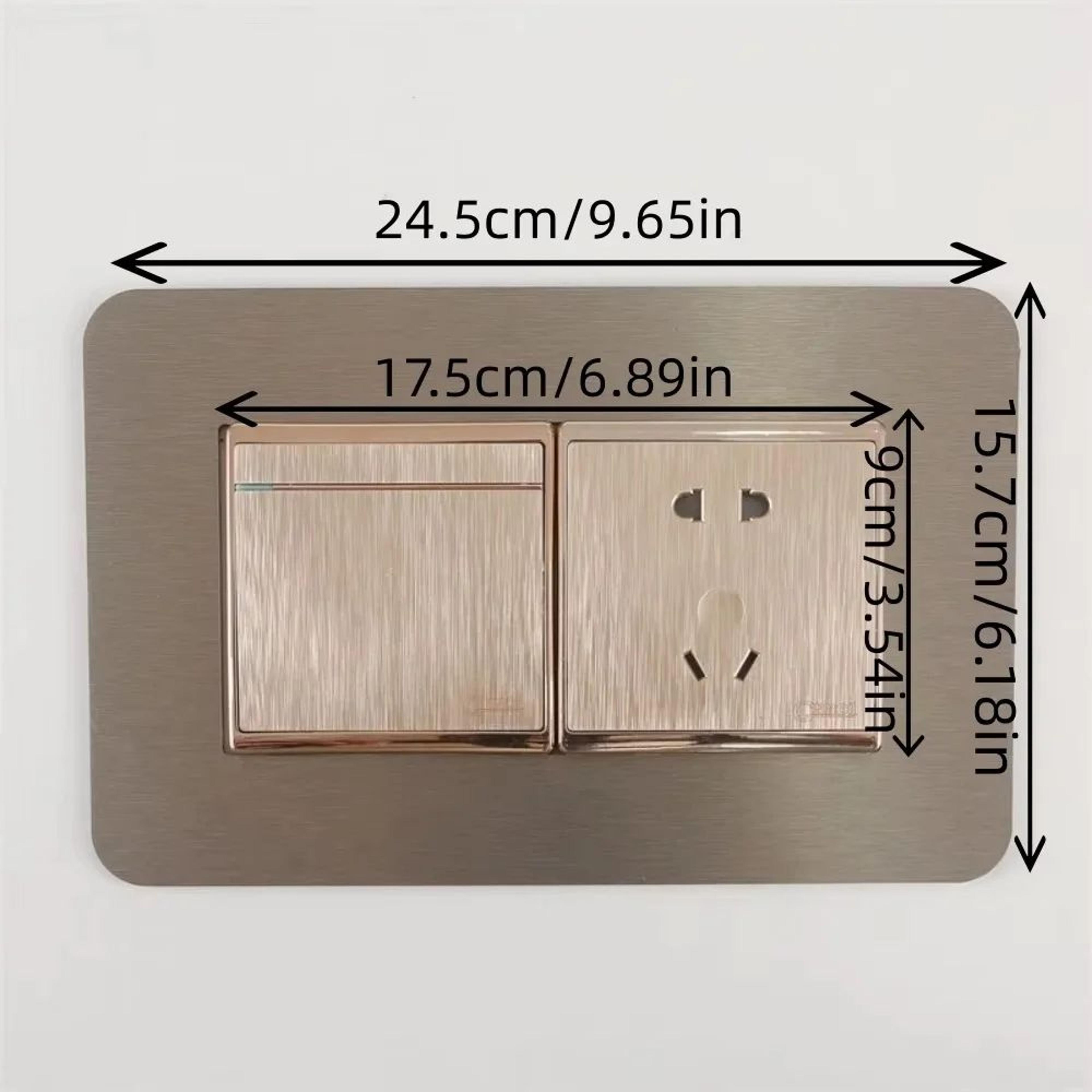 Modern Decorative Light Switch Wall Plate 1