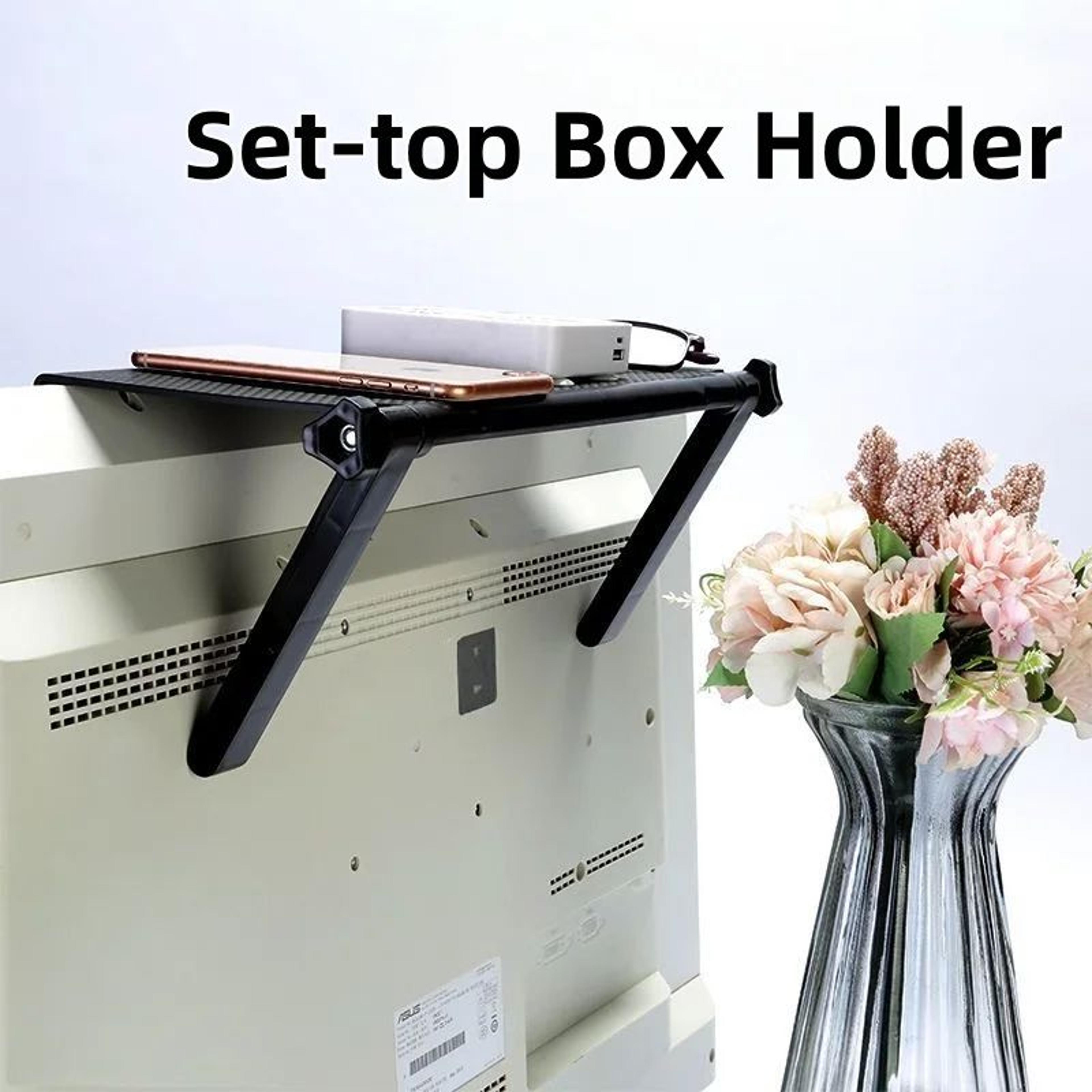 Adjustable TV Screen Top Storage Shelf 0