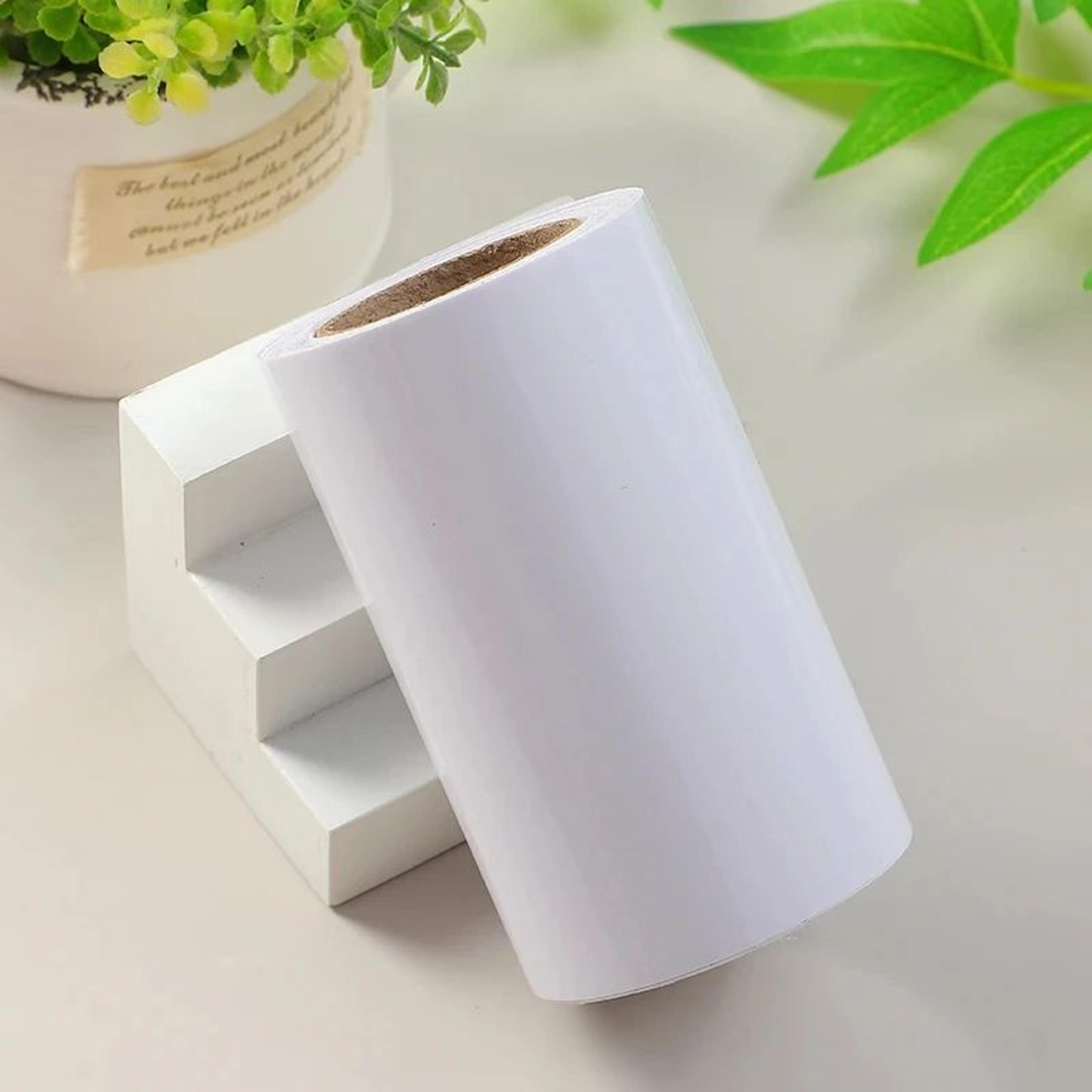 White Self Adhesive Baseboard Trim Glossy Wall Border 4