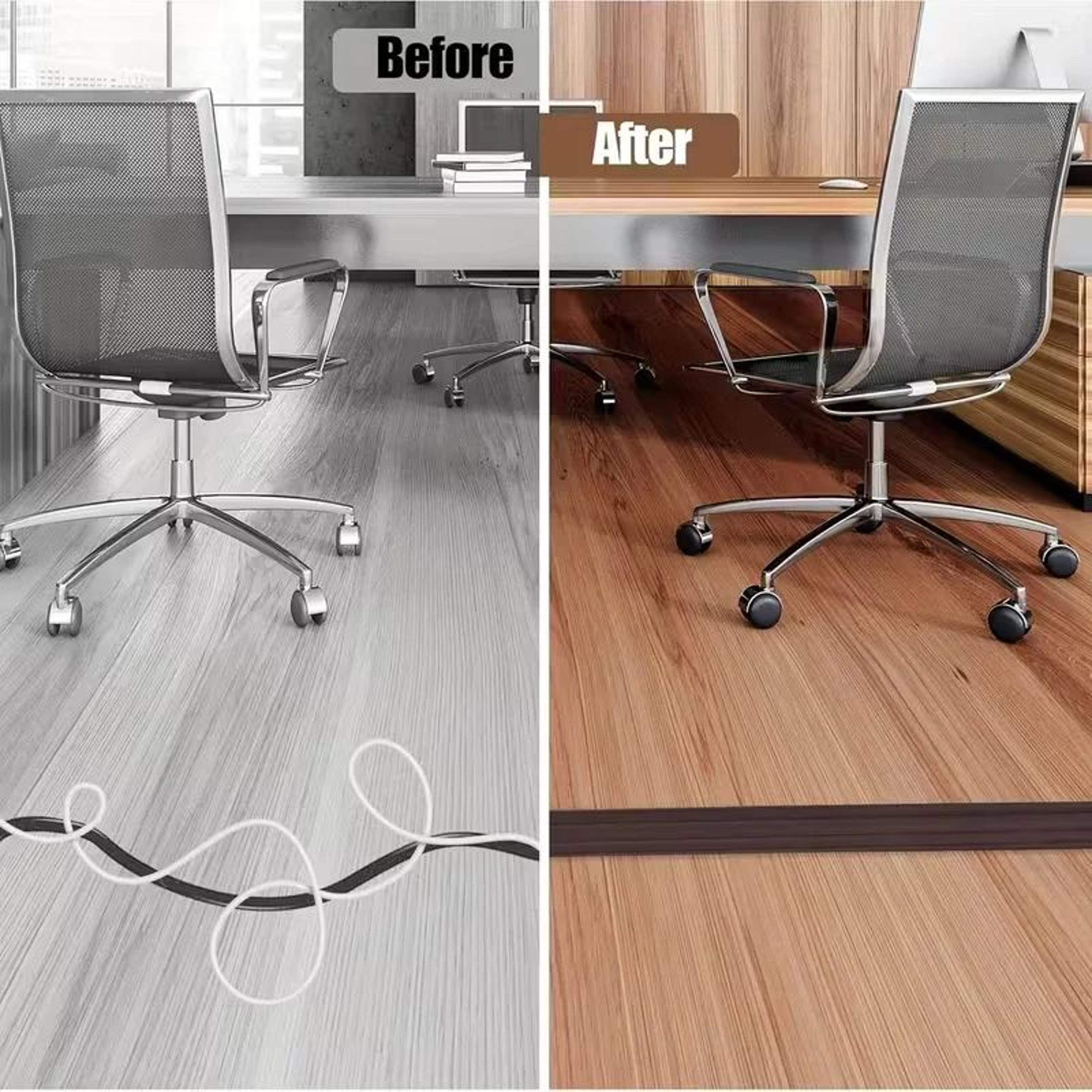 Floor Cord Cover Cable Organizer And Wire Protector 3