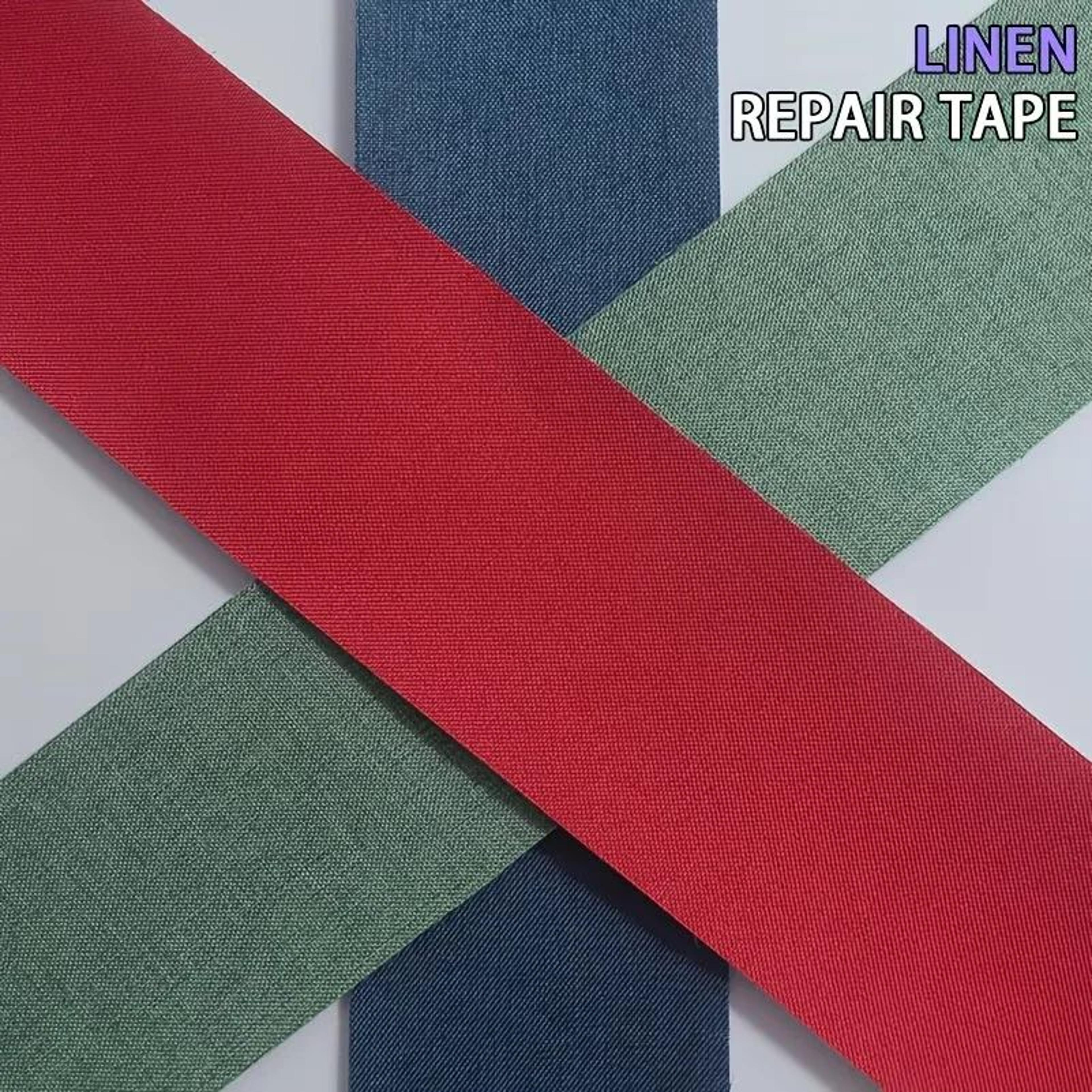 Self Adhesive Linen Fabric Repair Patch 4