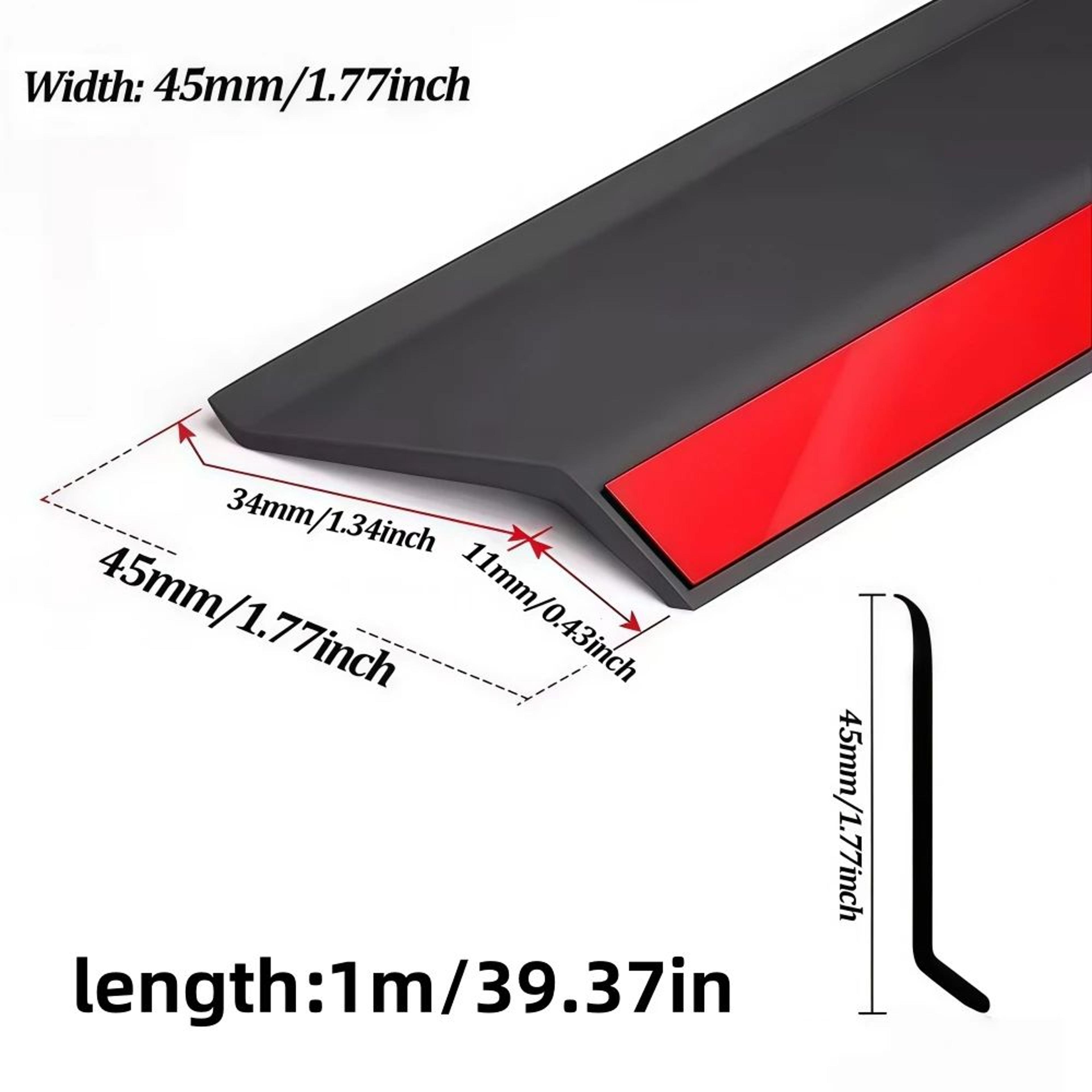 Transparent Window Water Blocking Bar Weather Seal 16