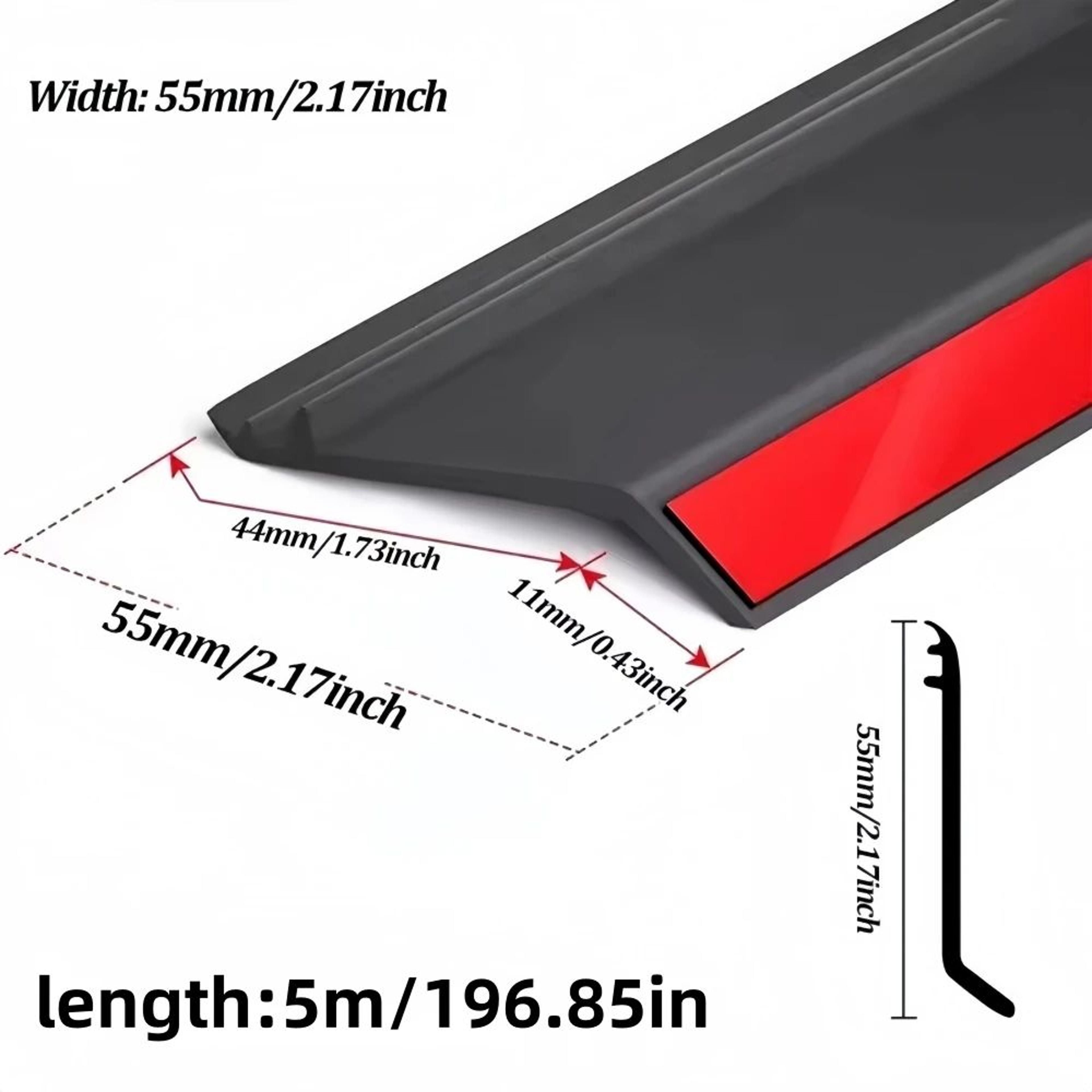 Transparent Window Water Blocking Bar Weather Seal 24
