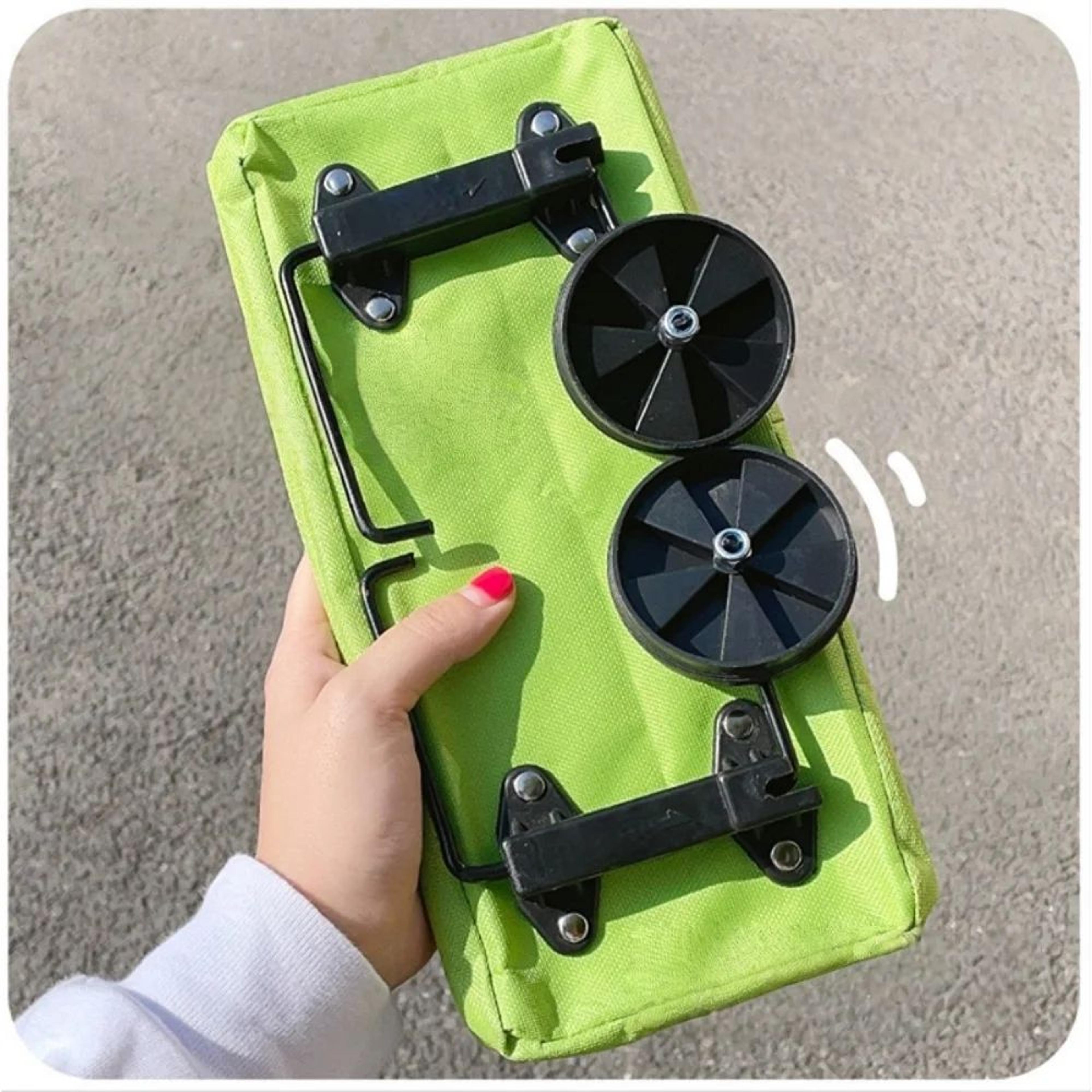 2 In 1 Foldable Shopping Cart Rolling Grocery Bag 3