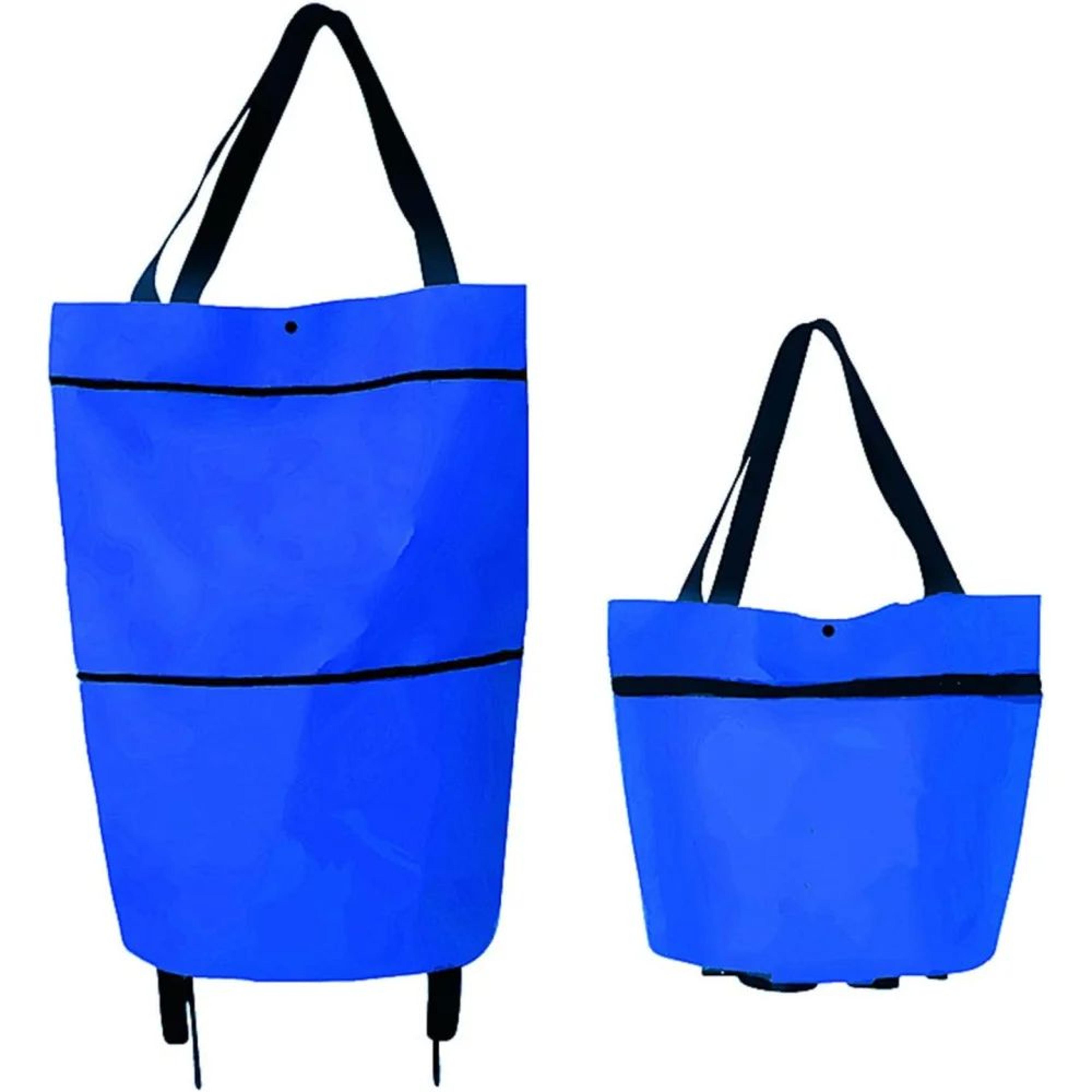 2 In 1 Foldable Shopping Cart Rolling Grocery Bag 7