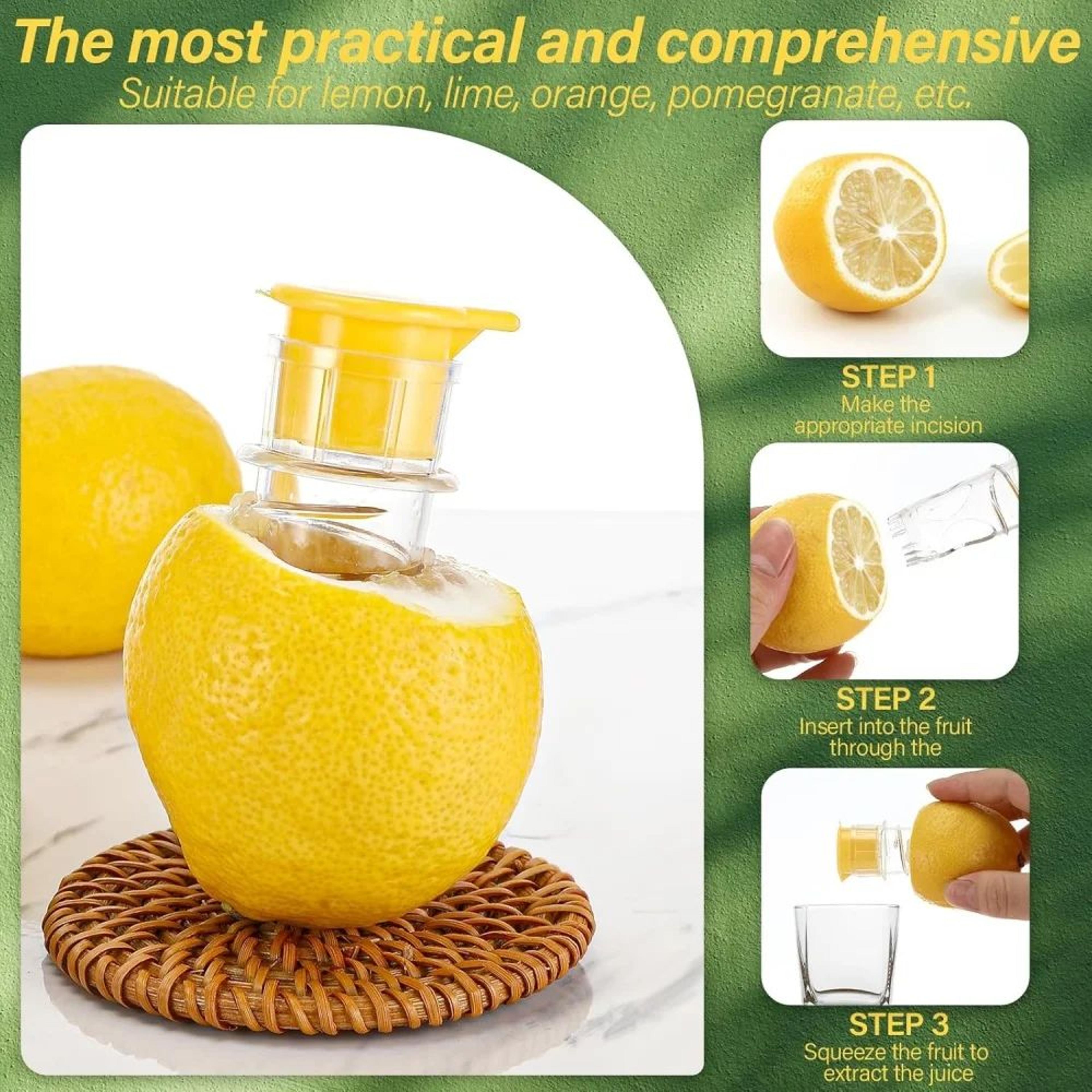 Portable Manual Lemon Juicer With Strainer 3