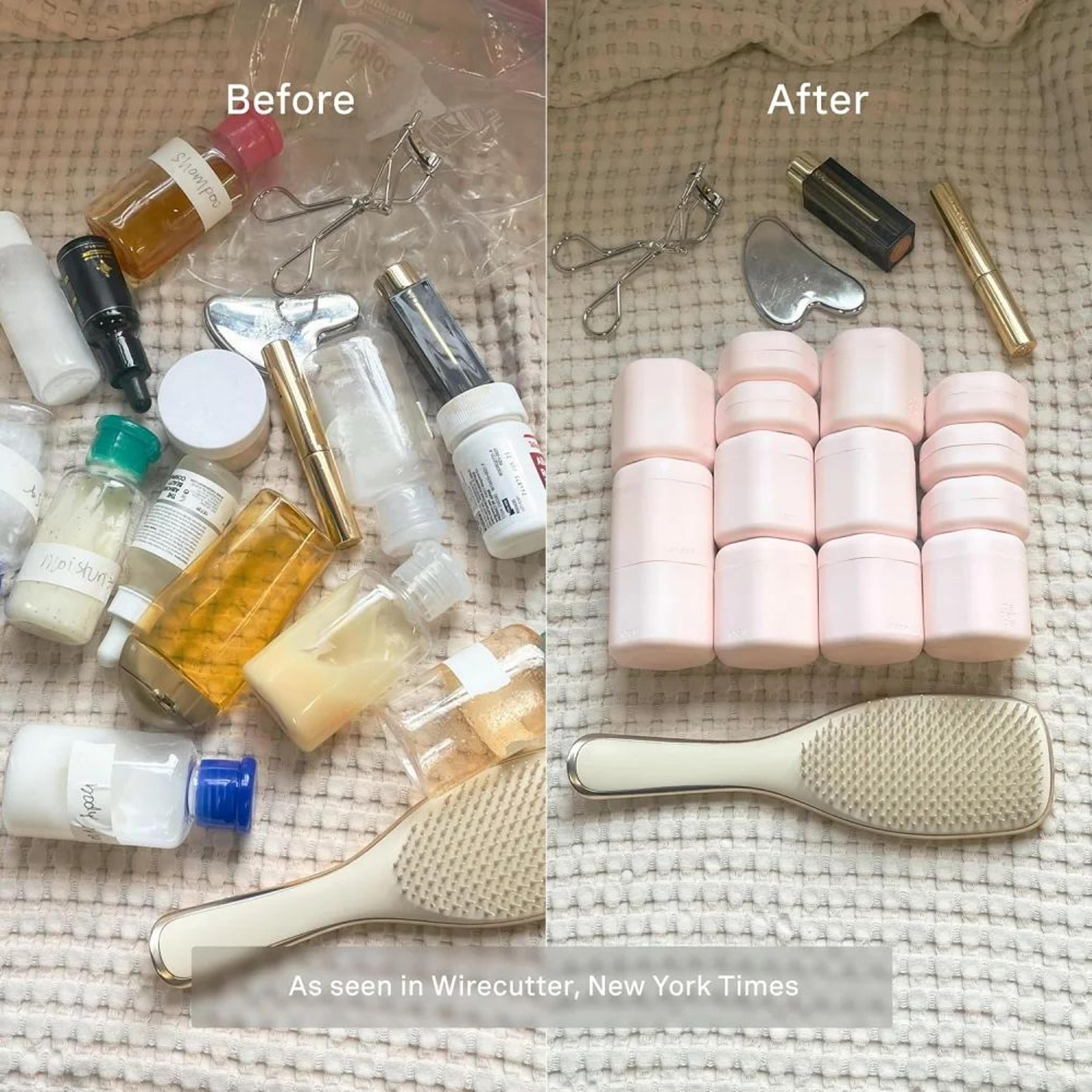 Magnetic Travel Toiletry Container Set 4