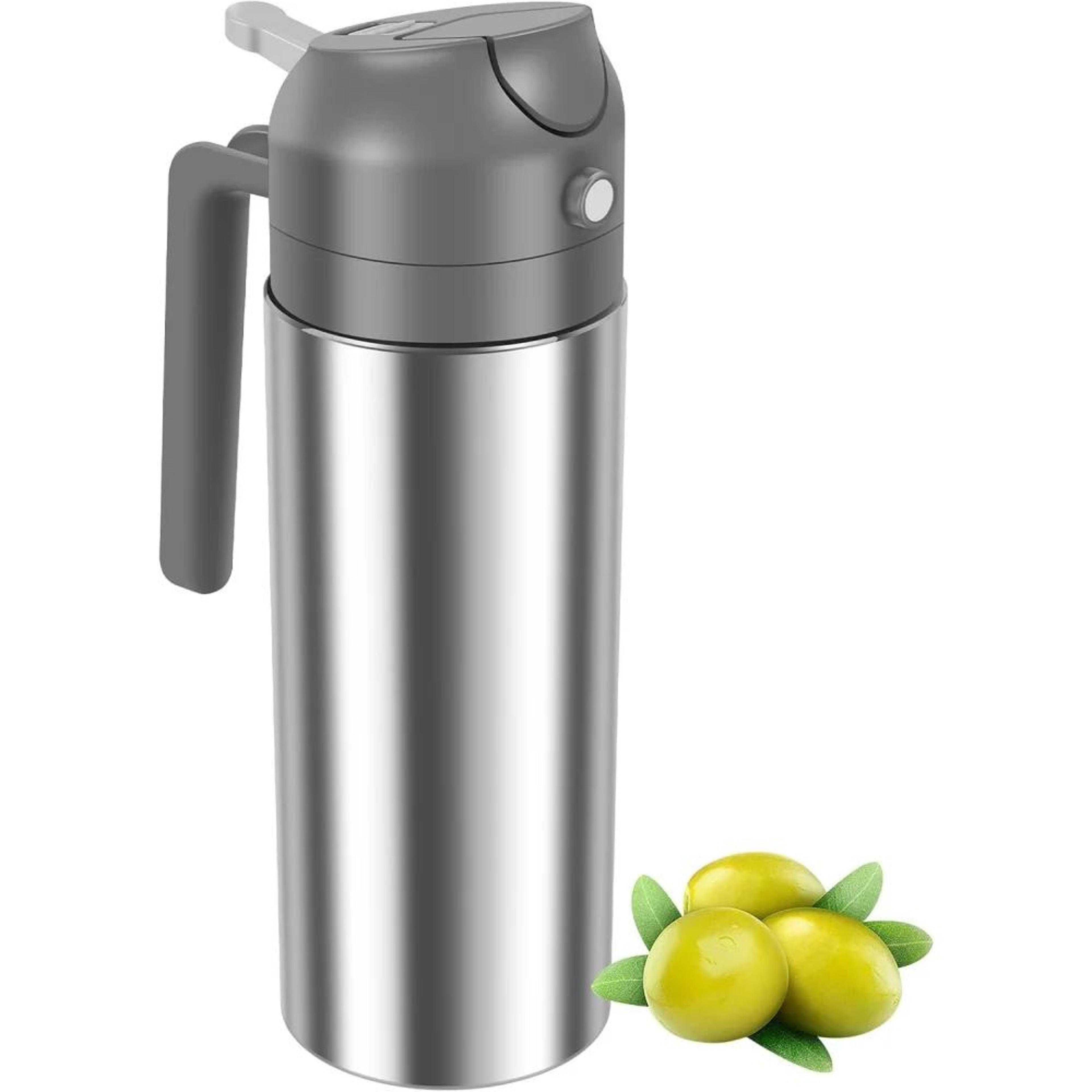 2 in 1 stainless steel oil sprayer and dispenser