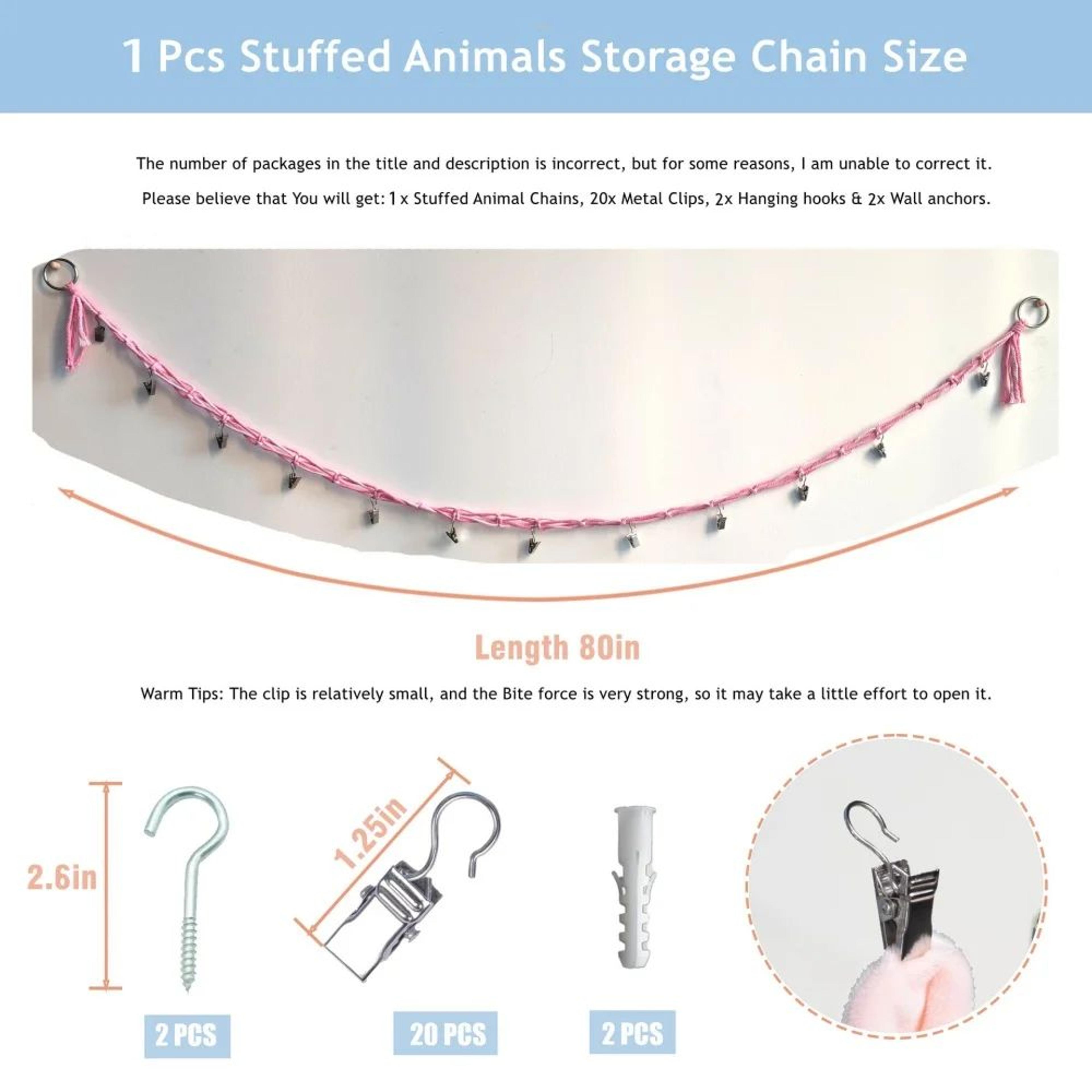 Boho Stuffed Animal Hanging Storage Chain 6