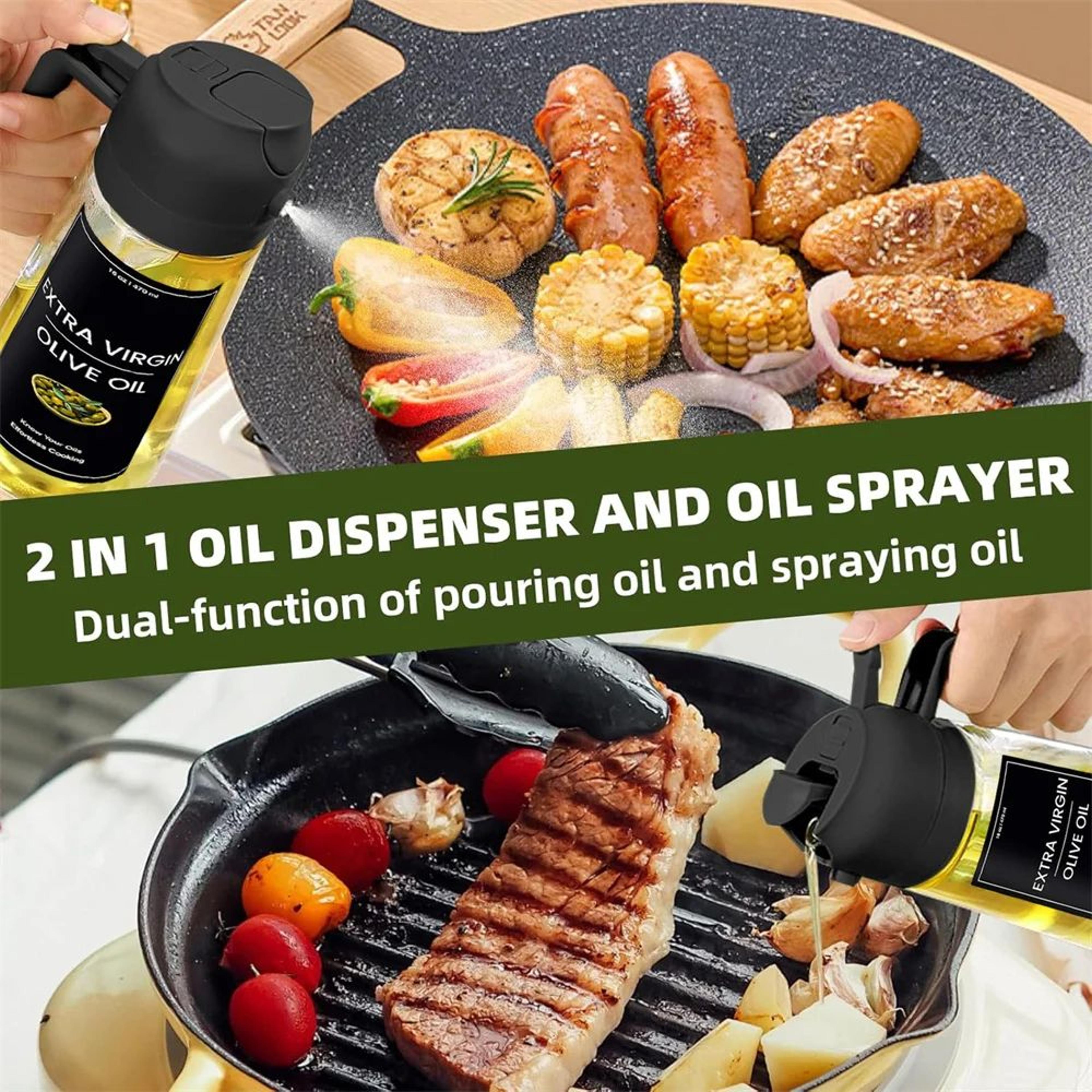 Dual Function Oil Spray Bottle 5