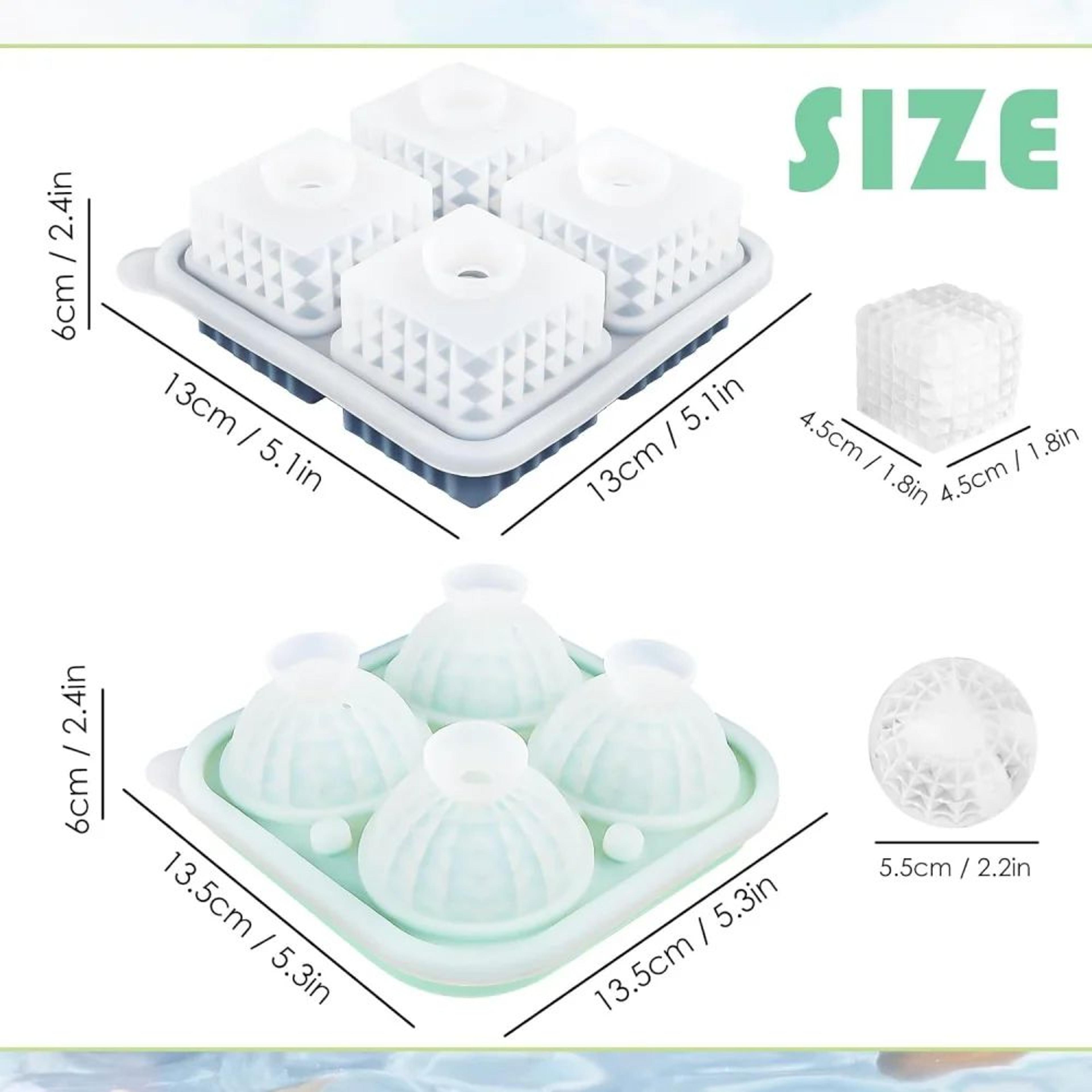 Diamond Crystal Ice Ball Mold 1