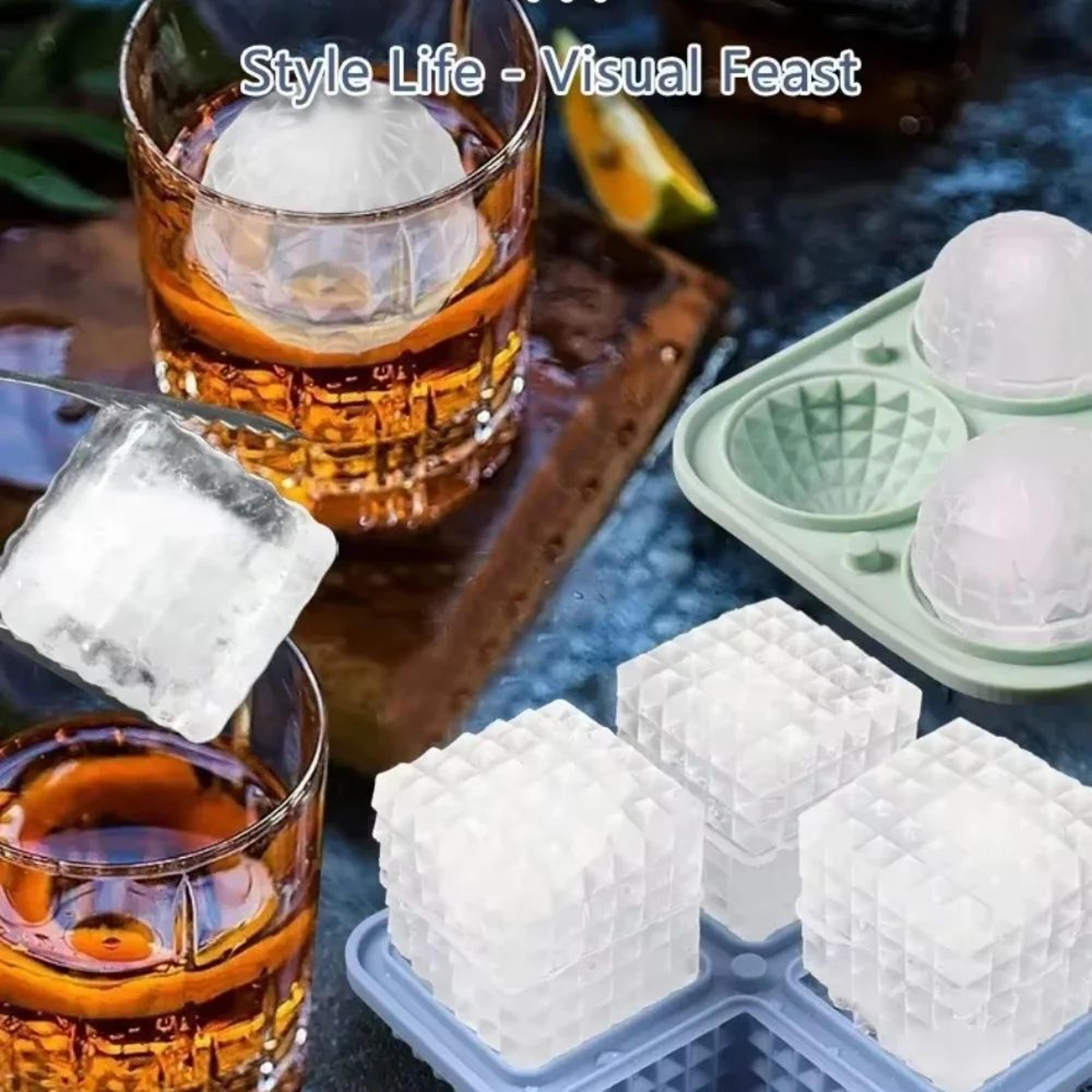 Diamond Crystal Ice Ball Mold 3