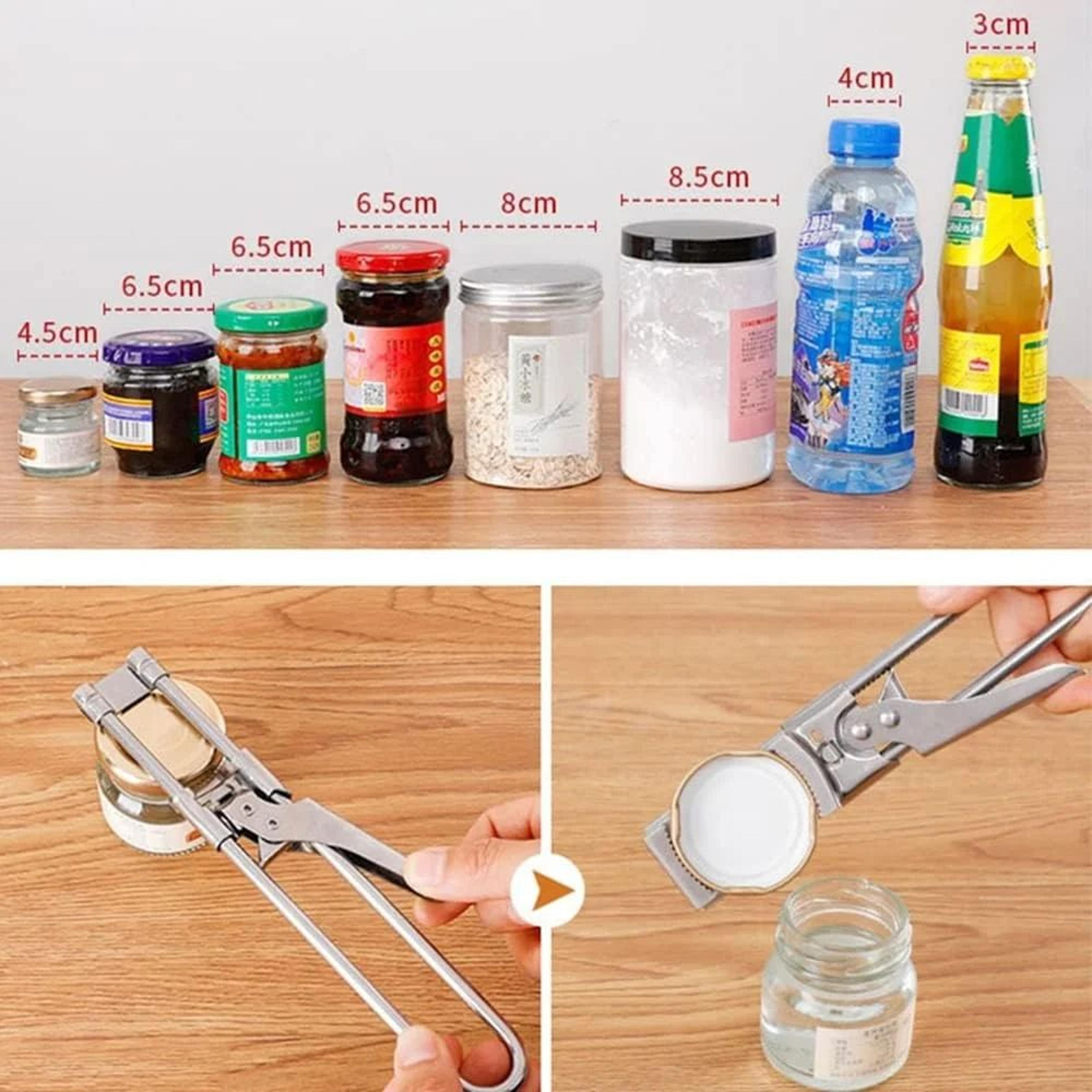Adjustable Stainless Steel Jar Lid Opener 4