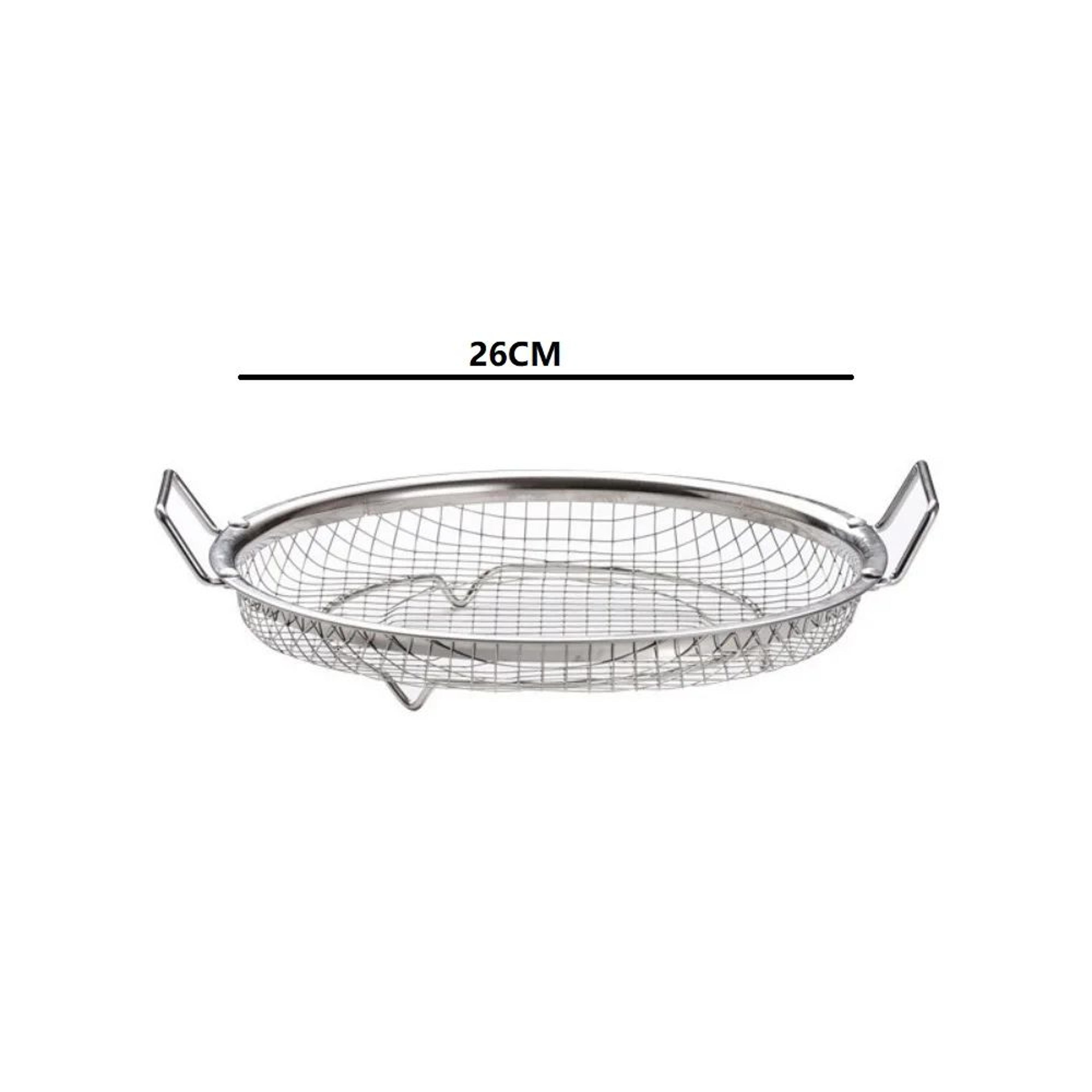 Stainless Steel Round Food Strainer Basket 8