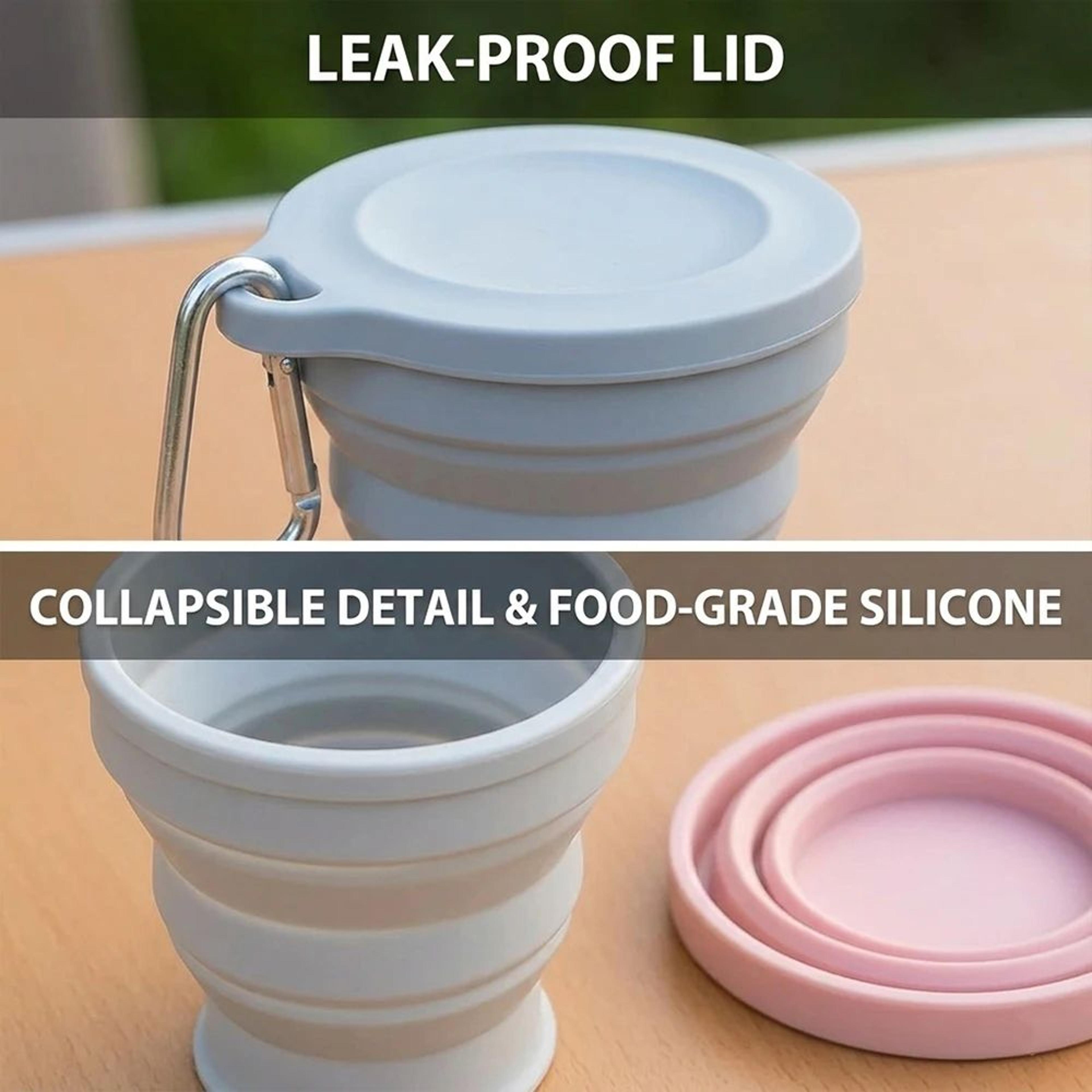 350ml Collapsible Silicone Travel Cup 4