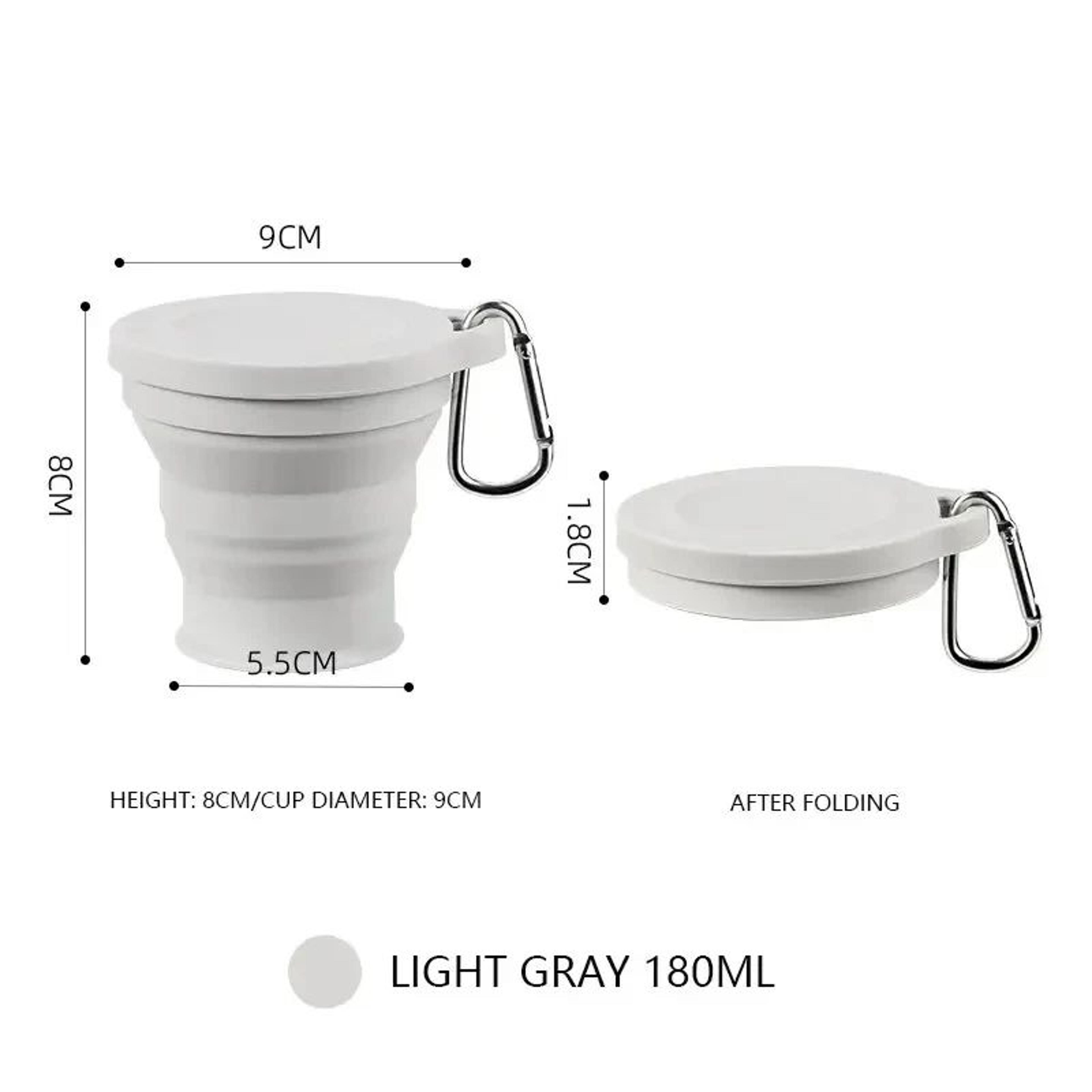 350ml Collapsible Silicone Travel Cup 8