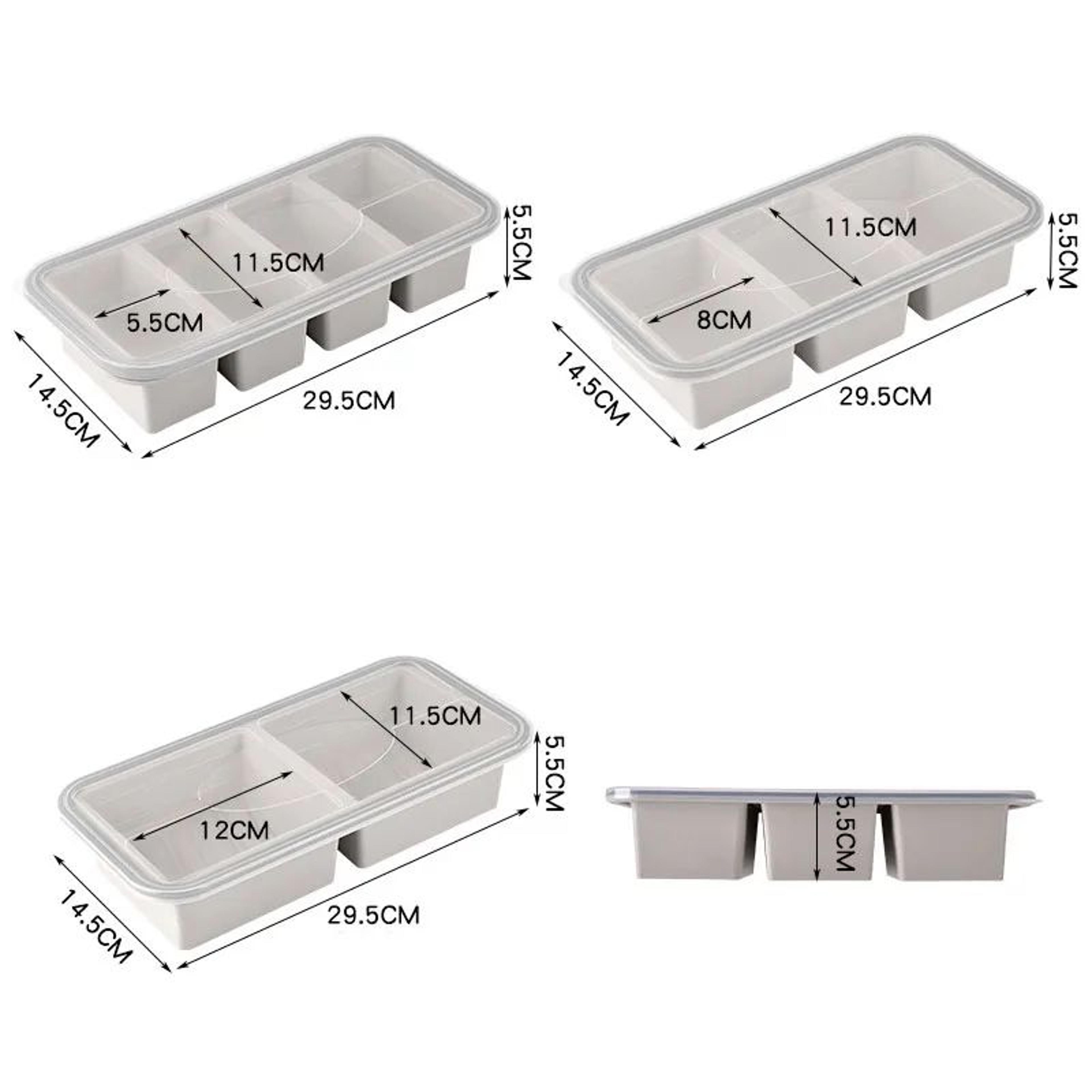 Silicone Soup Freezer Tray With Lid 5