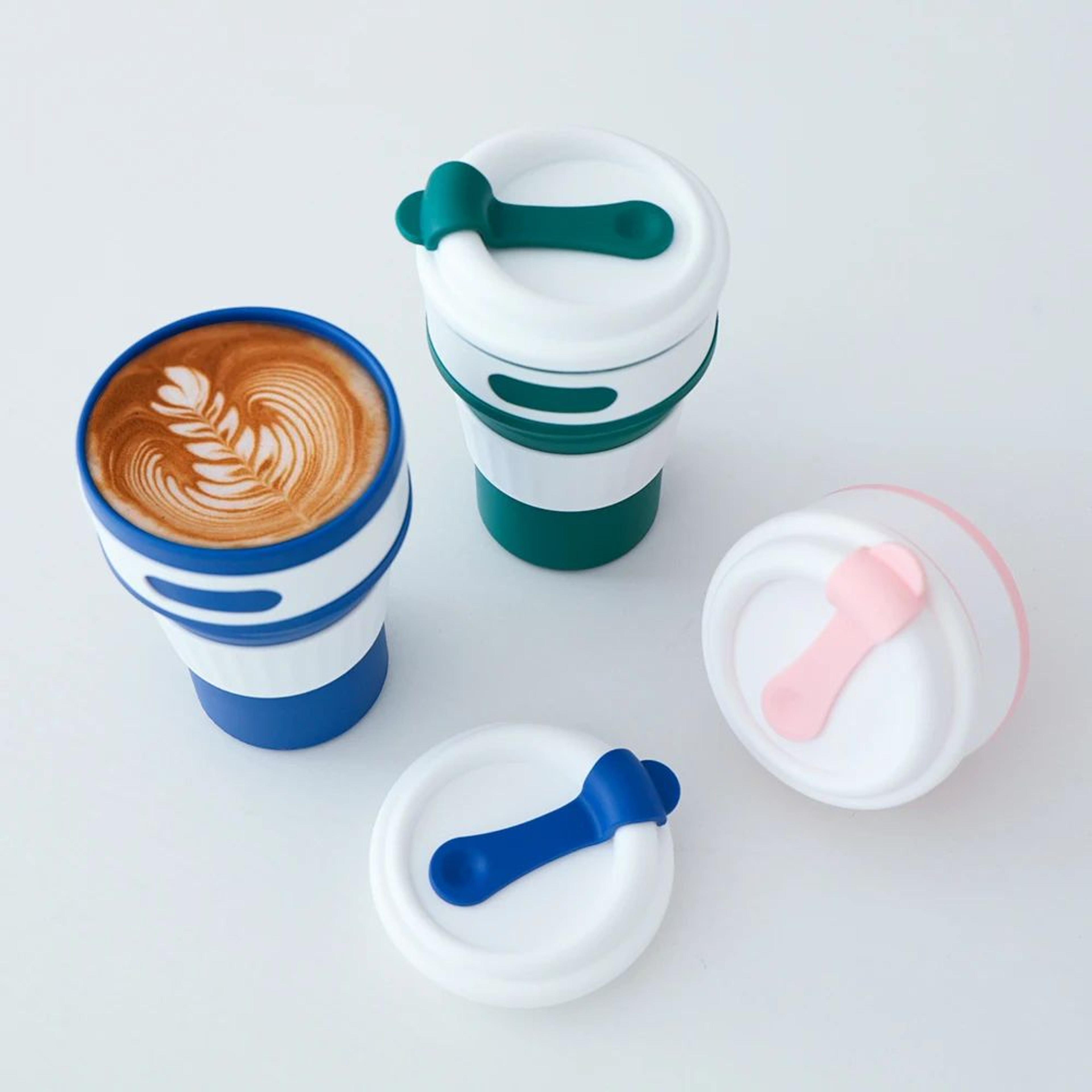 350ml Silicone Folding Travel Cup 2
