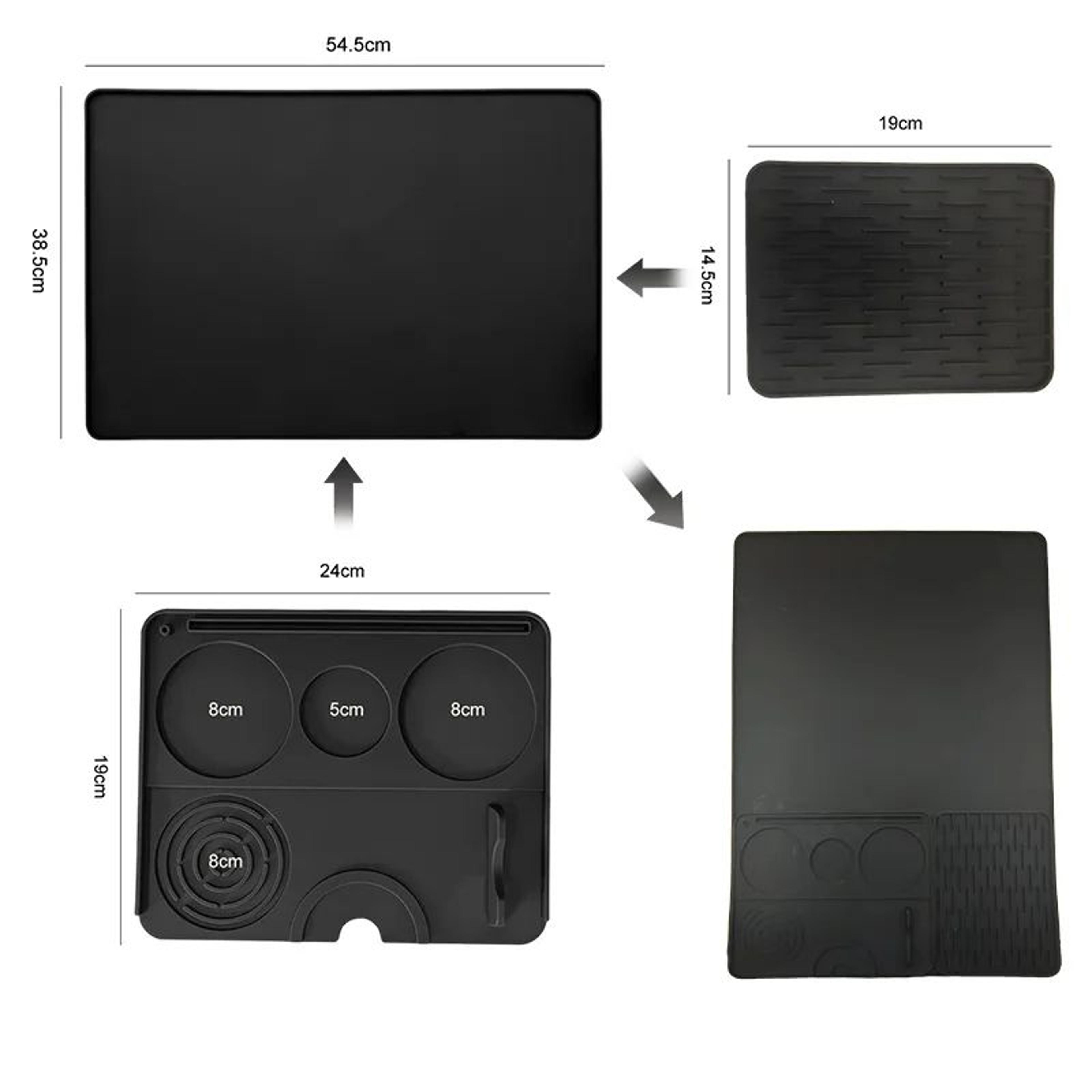 3 In 1 Silicone Coffee Maker Mat Set 6
