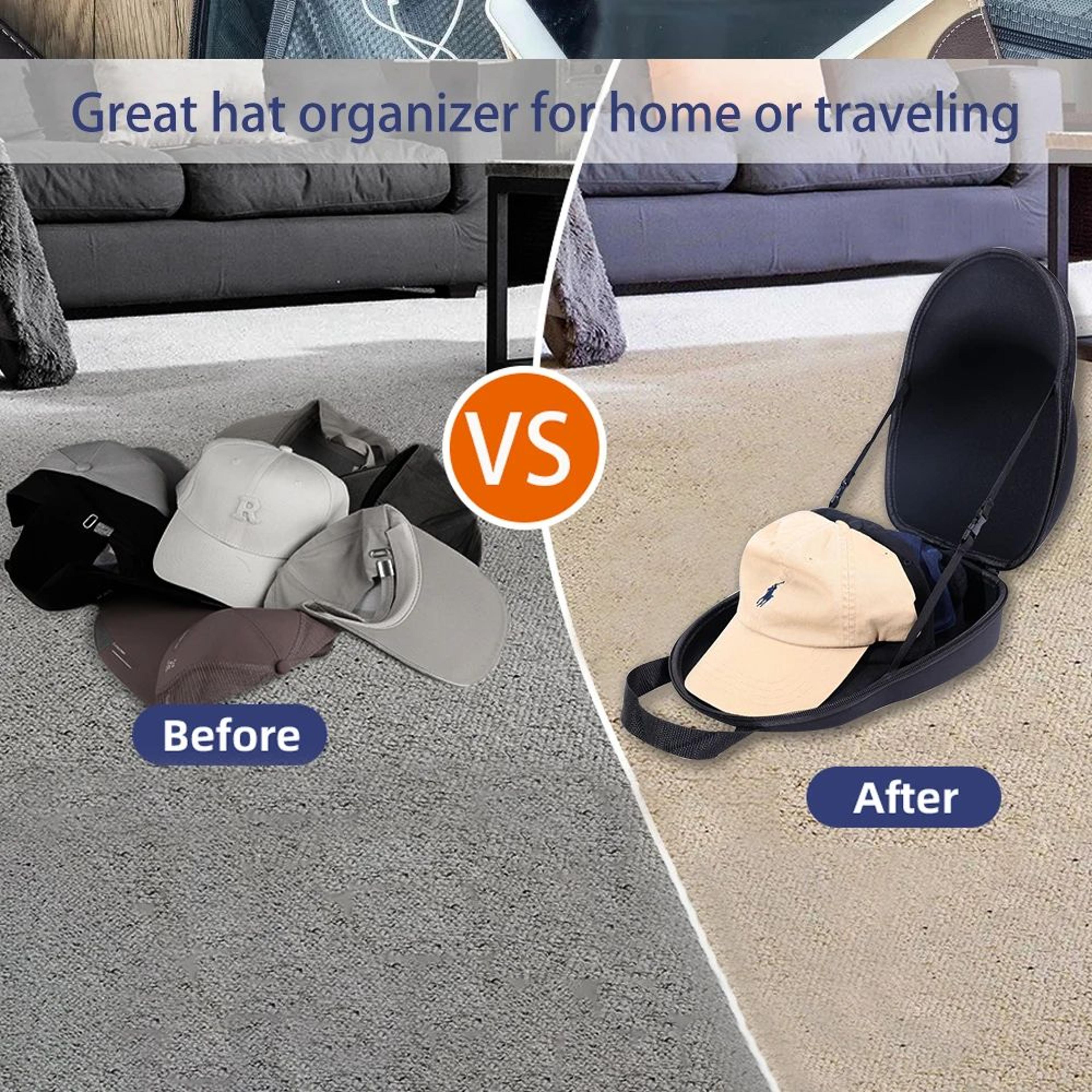 Hard Shell Baseball Cap Travel Case 2